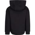 nike sportswear hoodie club fleece high low pullover zwart