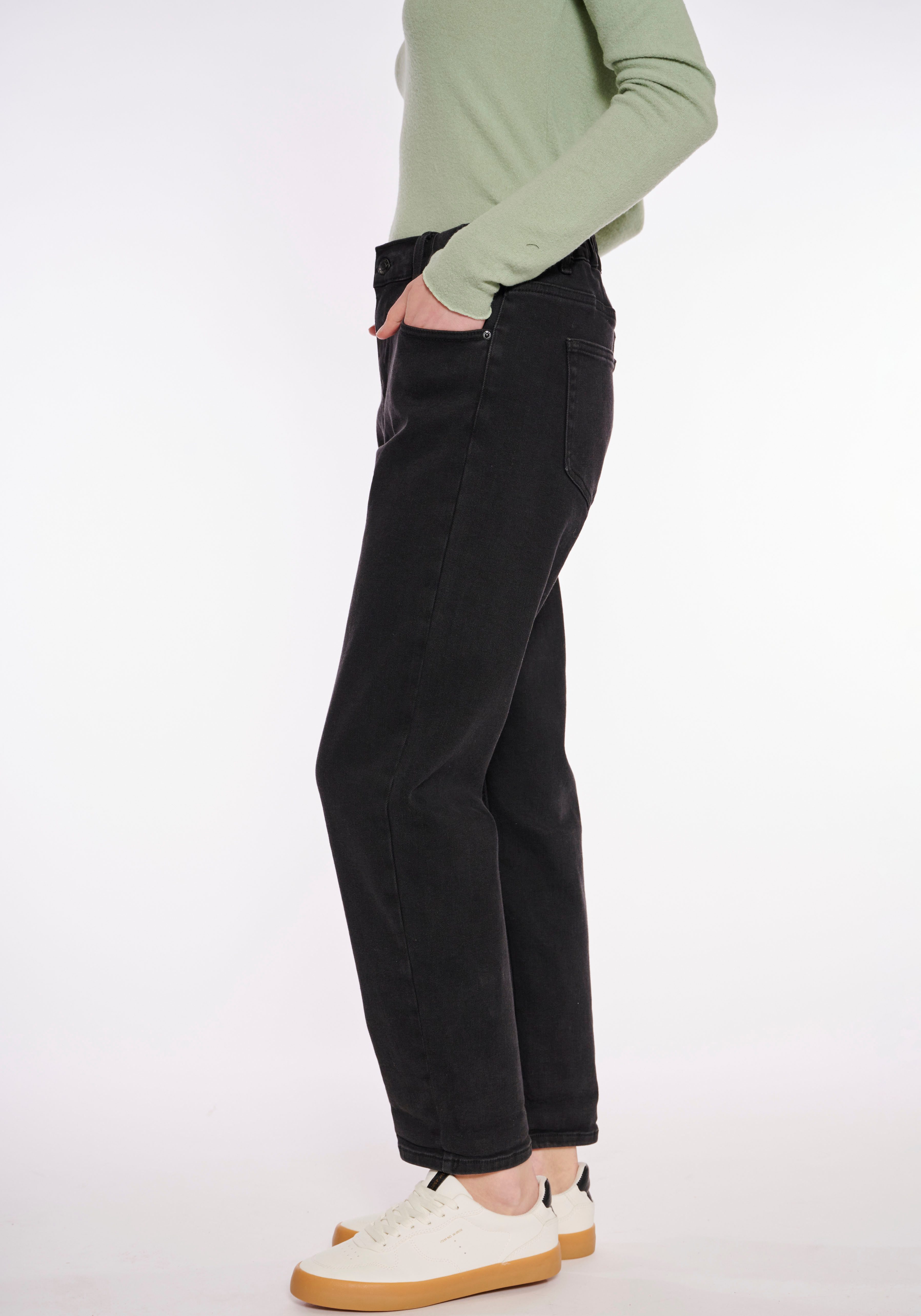 HaILYS High-waist jeans LG HW C JN Mirell met elastiek in de band