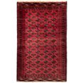 morgenland wollen kleed belutsch geheel gedessineerd rosso 207 x 133 cm handgeknoopt rood
