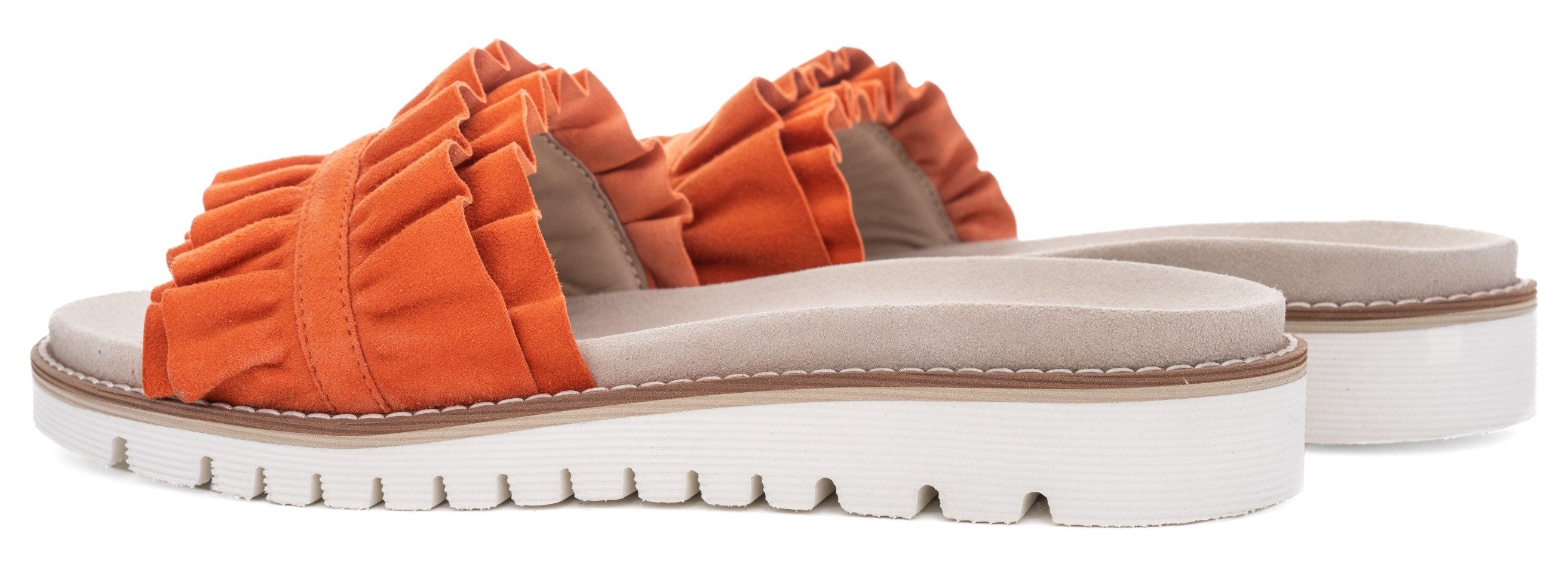 Ara Slippers KENT , slides, flats, sandaal met geplooide bandage