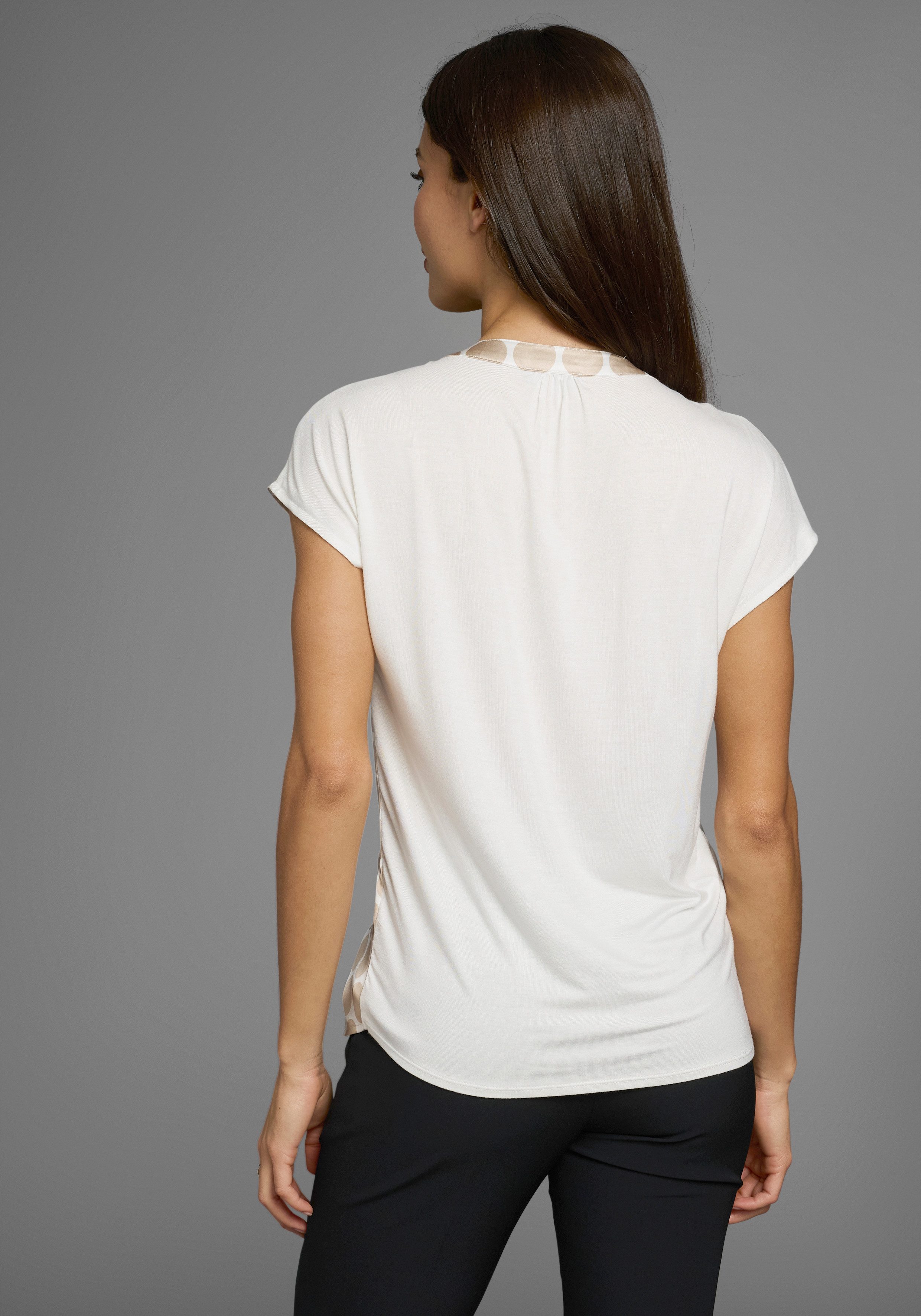 HECHTER PARIS Blouse met korte mouwen