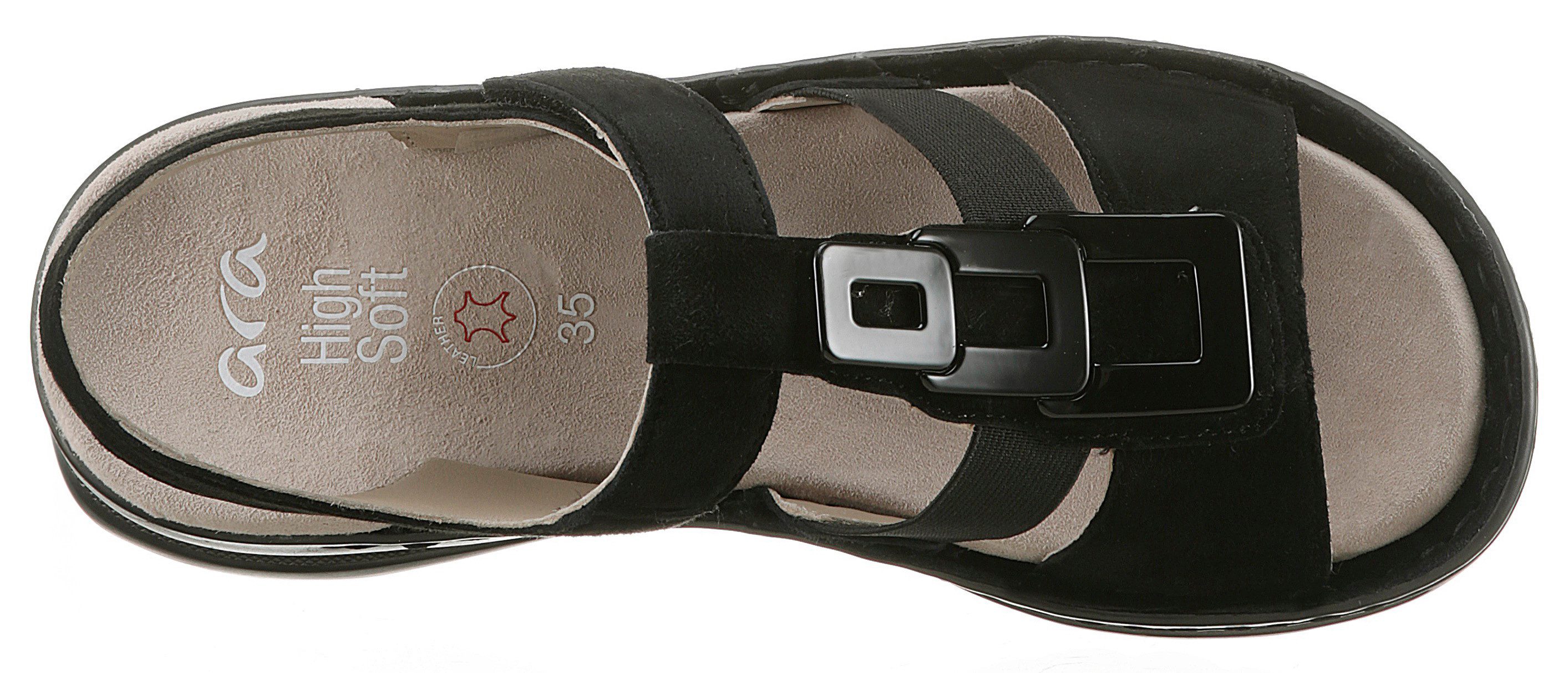 Ara Sleehaksandaaltjes TAMPA , zomerschoen, sandaal, sleehak, met sier-element, g-breedte