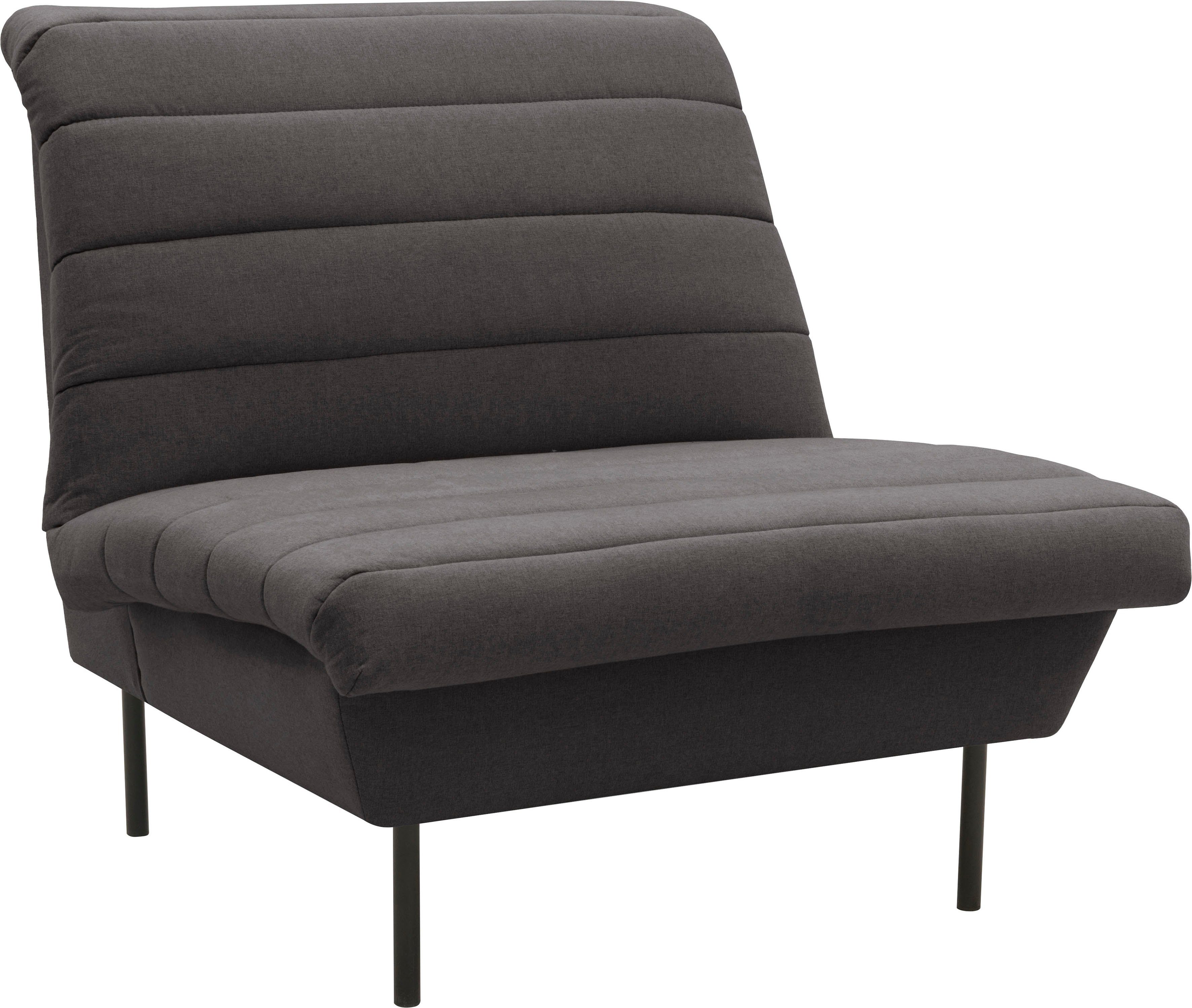 LOOKS BY WOLFGANG JOOP Fauteuil LOOKS IX Breedtestiksels, zonder armleuningen