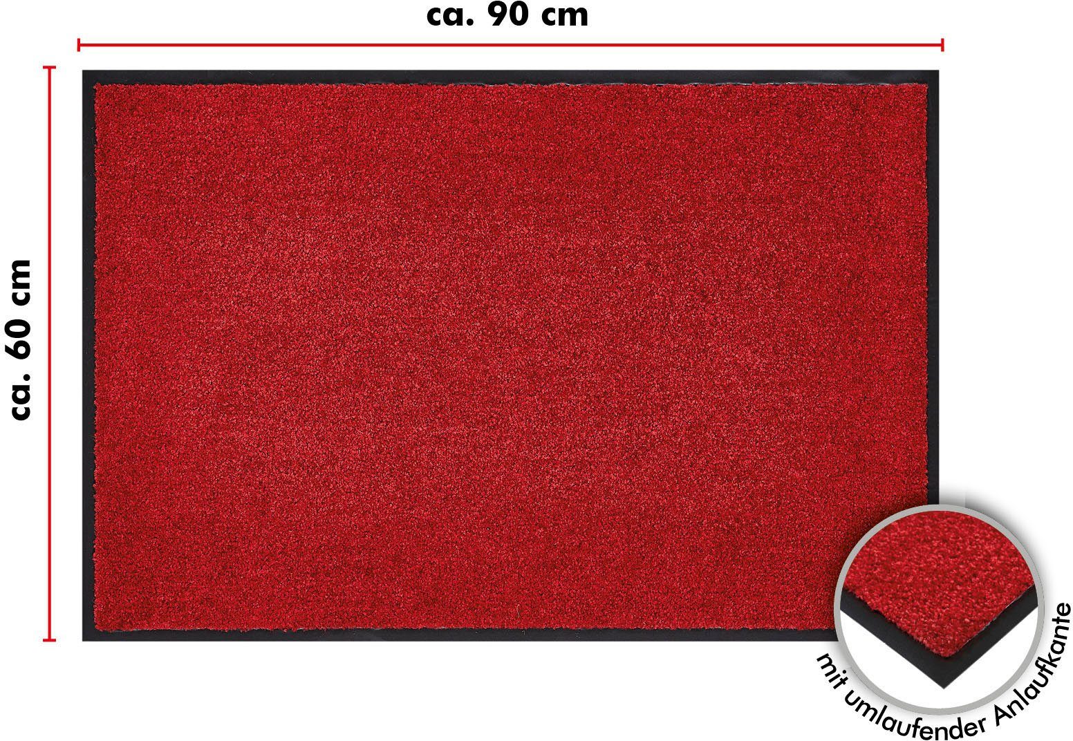 Andiamo Mat Super Wash & Clean, Made in Belgium Vuilopvangmat, uni kleuren, antislip, wasbaar