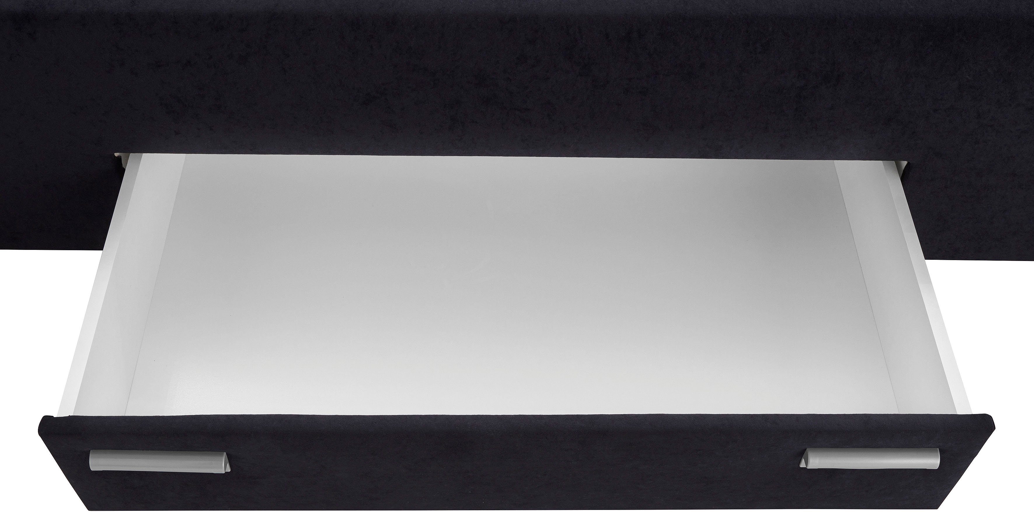 Westfalia Polsterbetten Boxspring met geïntegreerde lade, vrij plaatsbaar