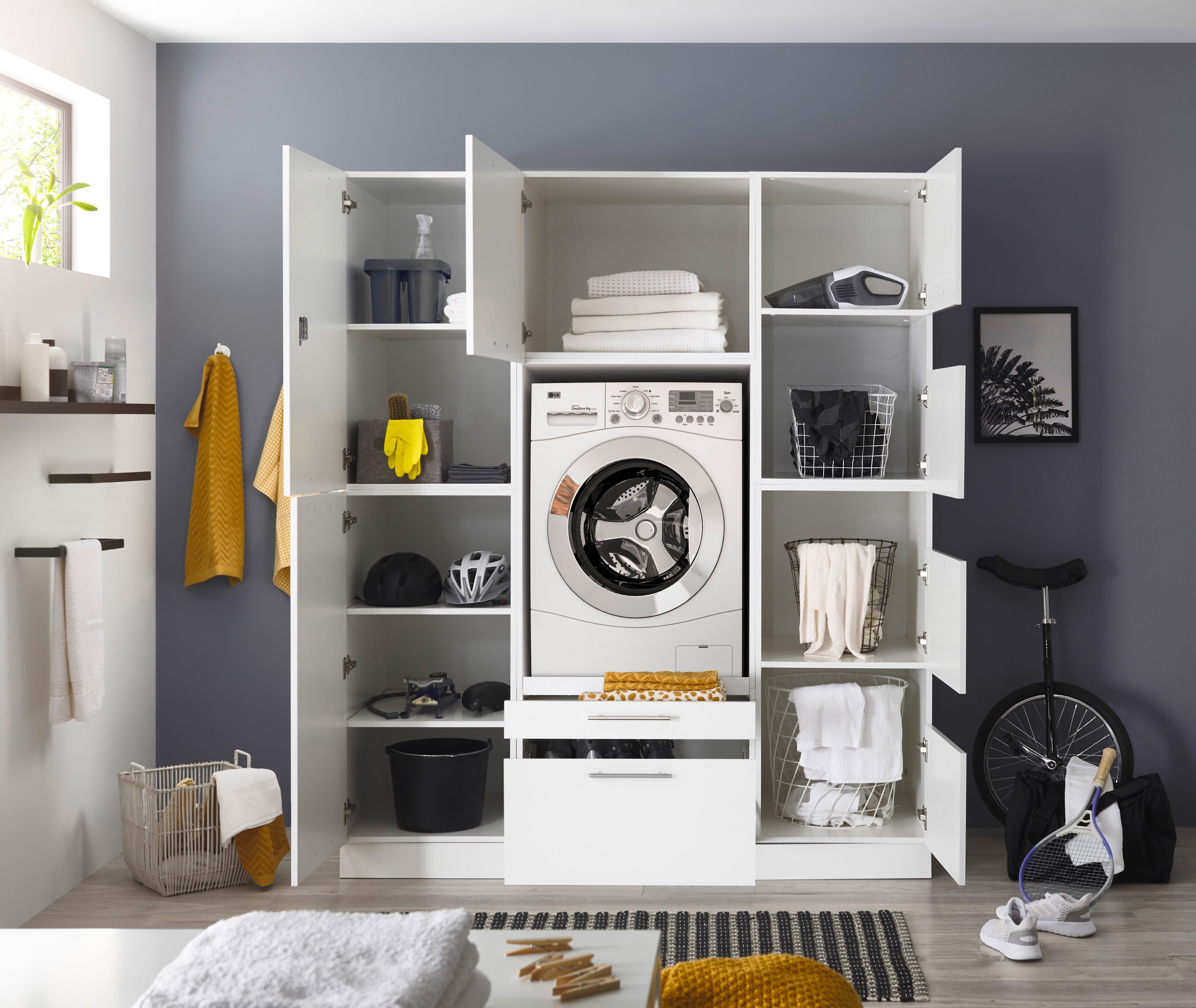 RESPEKTA Multifunctionele kastenset Clara-Set 11 (h x b x d) 200 x 167,4 x 67,6 cm (3 stuks)