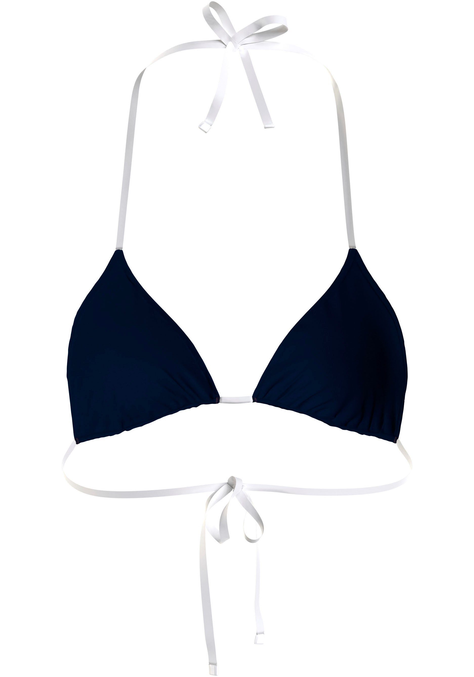 Tommy Hilfiger Swimwear Triangel-bikinitop TRIANGLE RP met contrastkleurige details