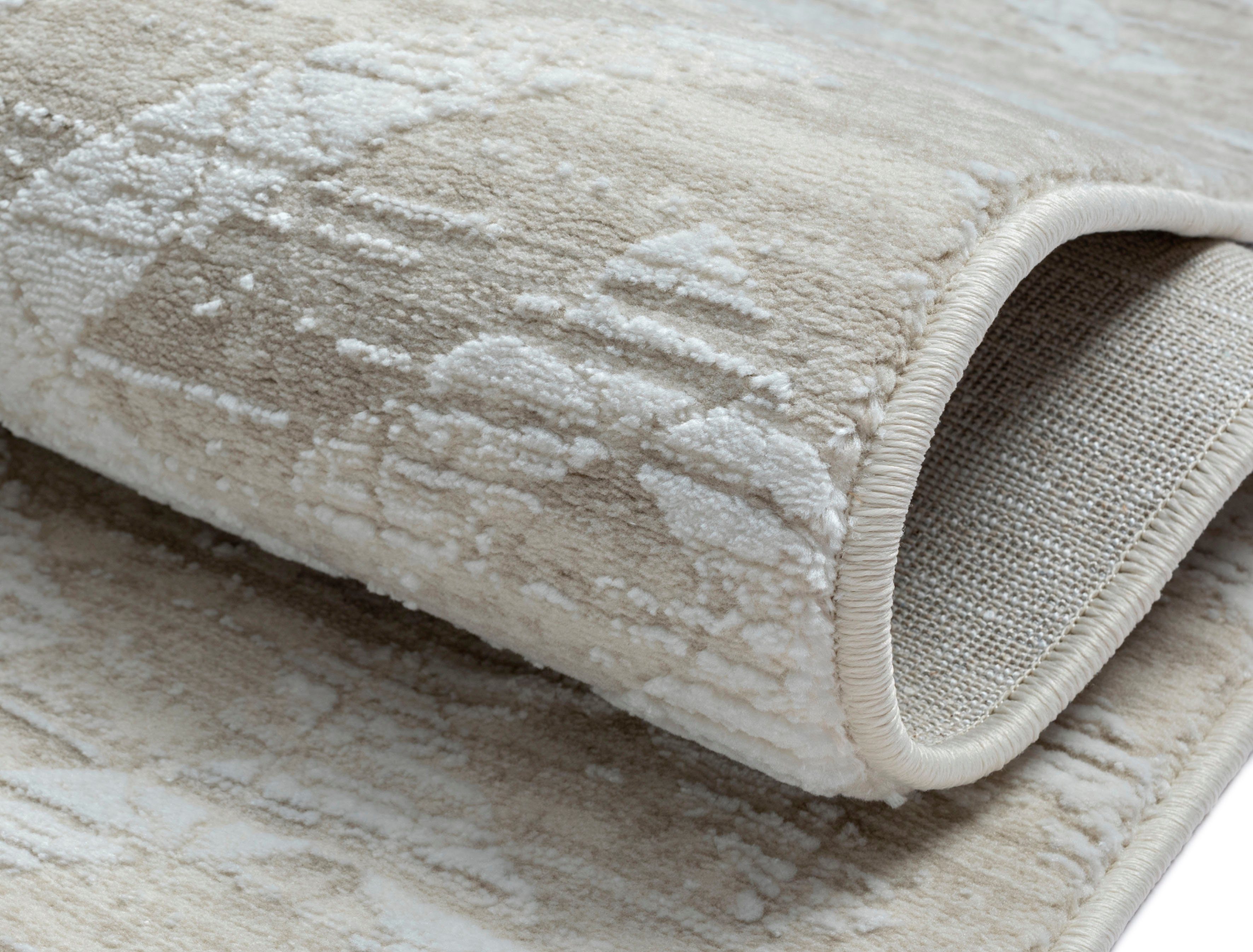 Myflair Möbel & Accessoires Vloerkleed Mijn Type 2, MAGAZIJNOPRUIMING! Kortpolig, etno-stijl, bijzonder zacht door microvezel, met franjes