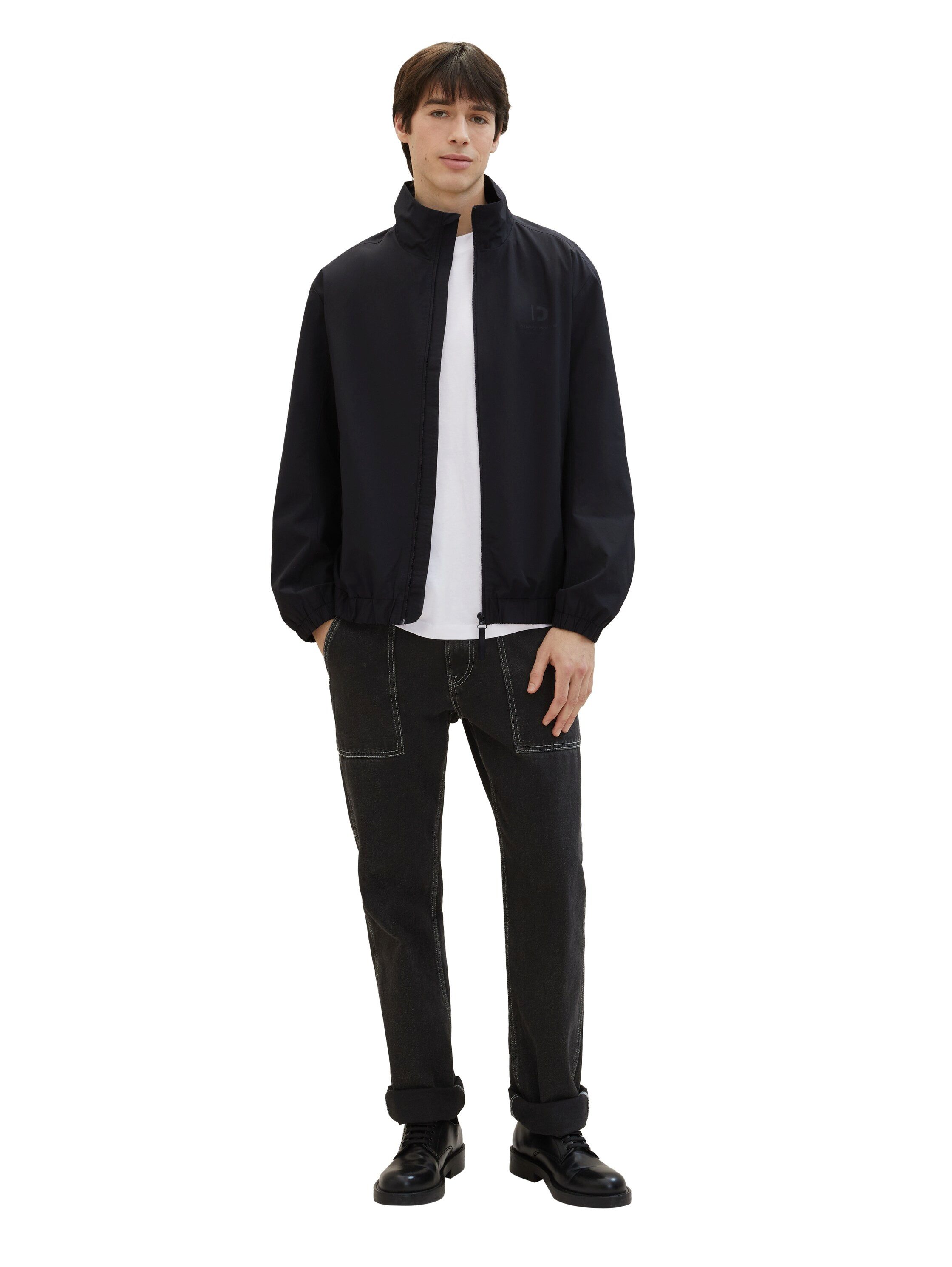 Tom Tailor Denim Functioneel jack met staande kraag en ritssluiting