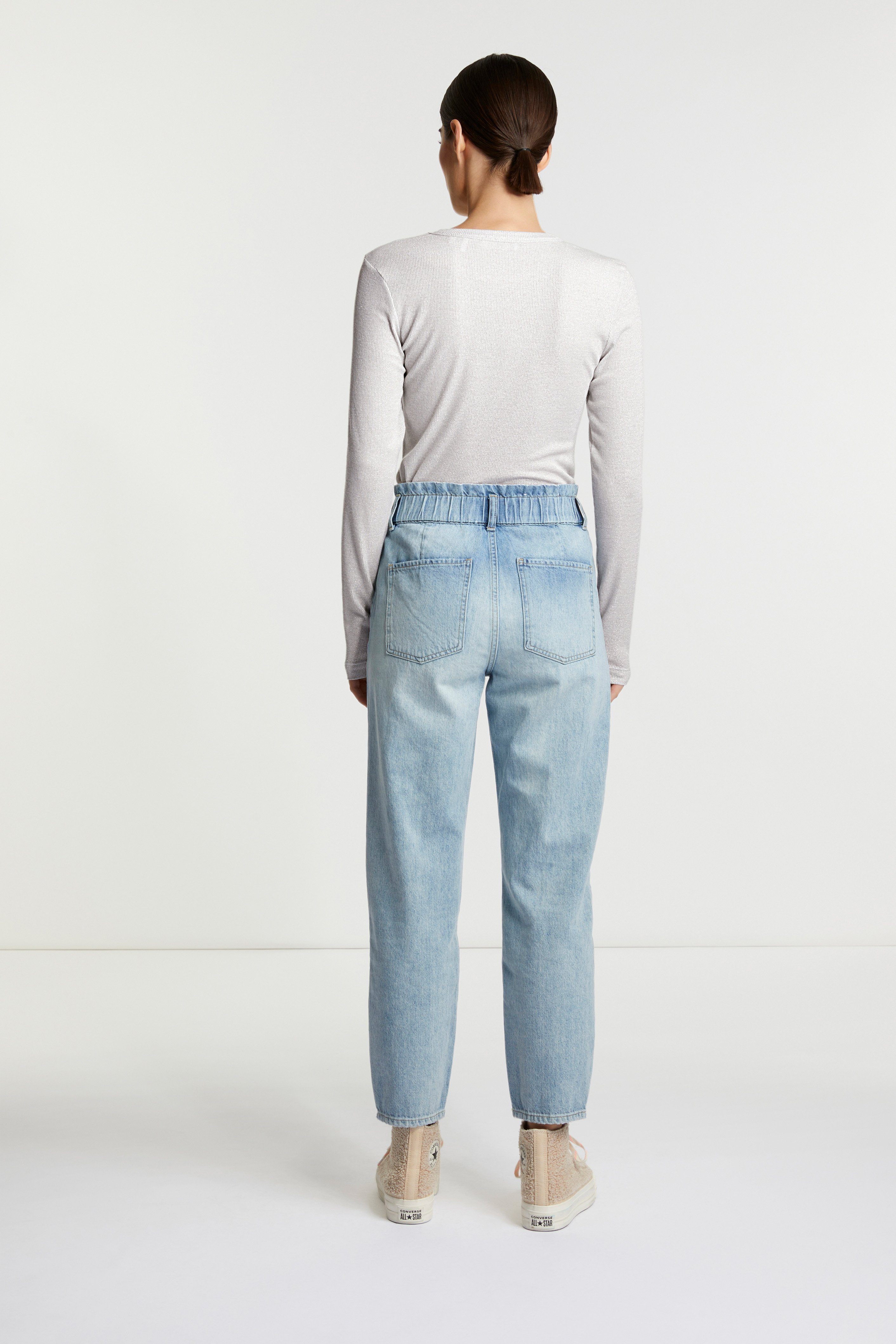 Rich & Royal Longsleeve gemaakt van glinsterende lurex