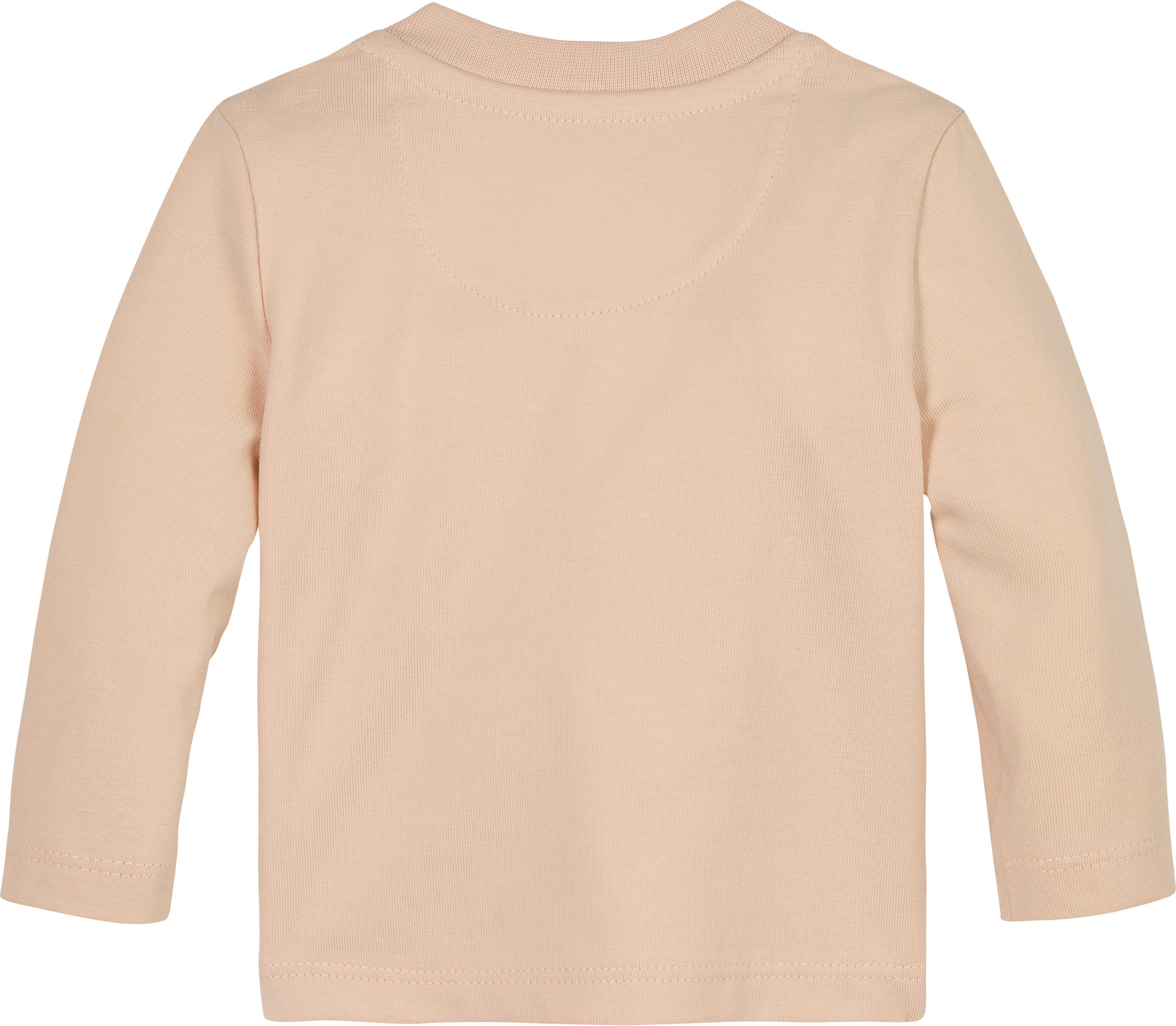 Calvin Klein Shirt met lange mouwen MONOGRAM LS T-SHIRT voor baby’s tot 2 jaar, met grote print