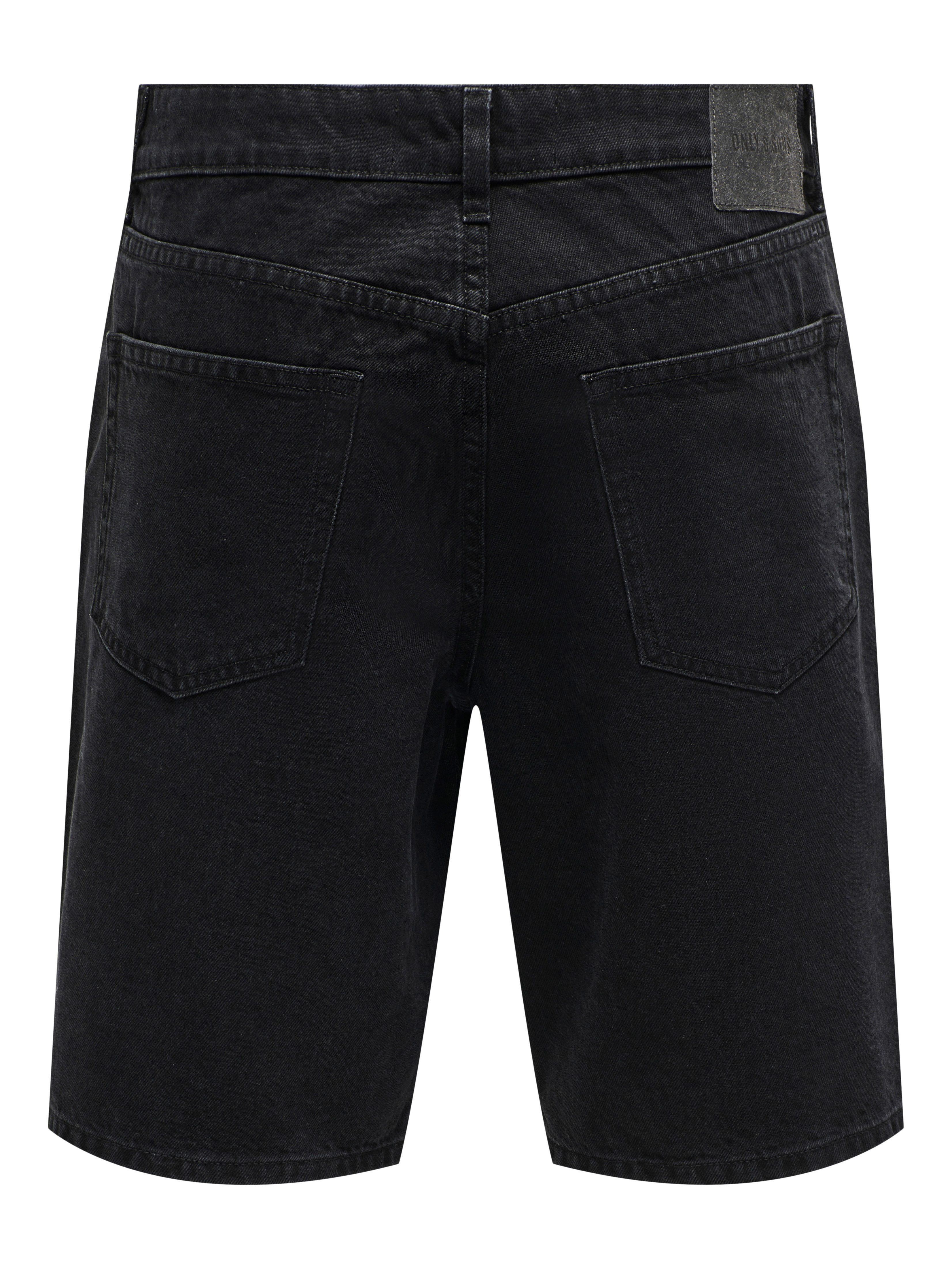 ONLY & SONS Short ONSFADE BLACK 9087 AZG DNM SHORTS