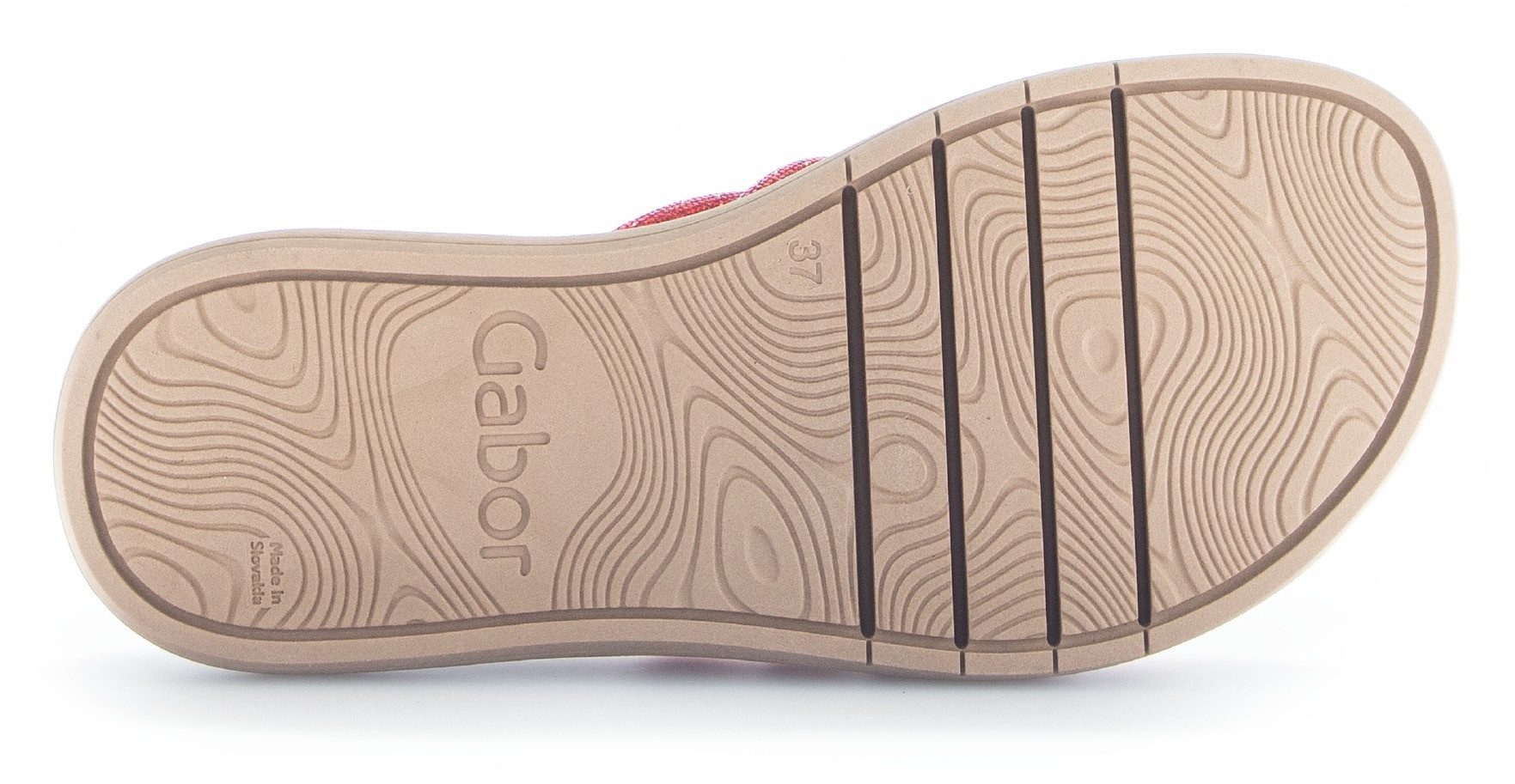 Gabor Slippers plateau, zomerschoen, slippers met best fitting-uitrusting