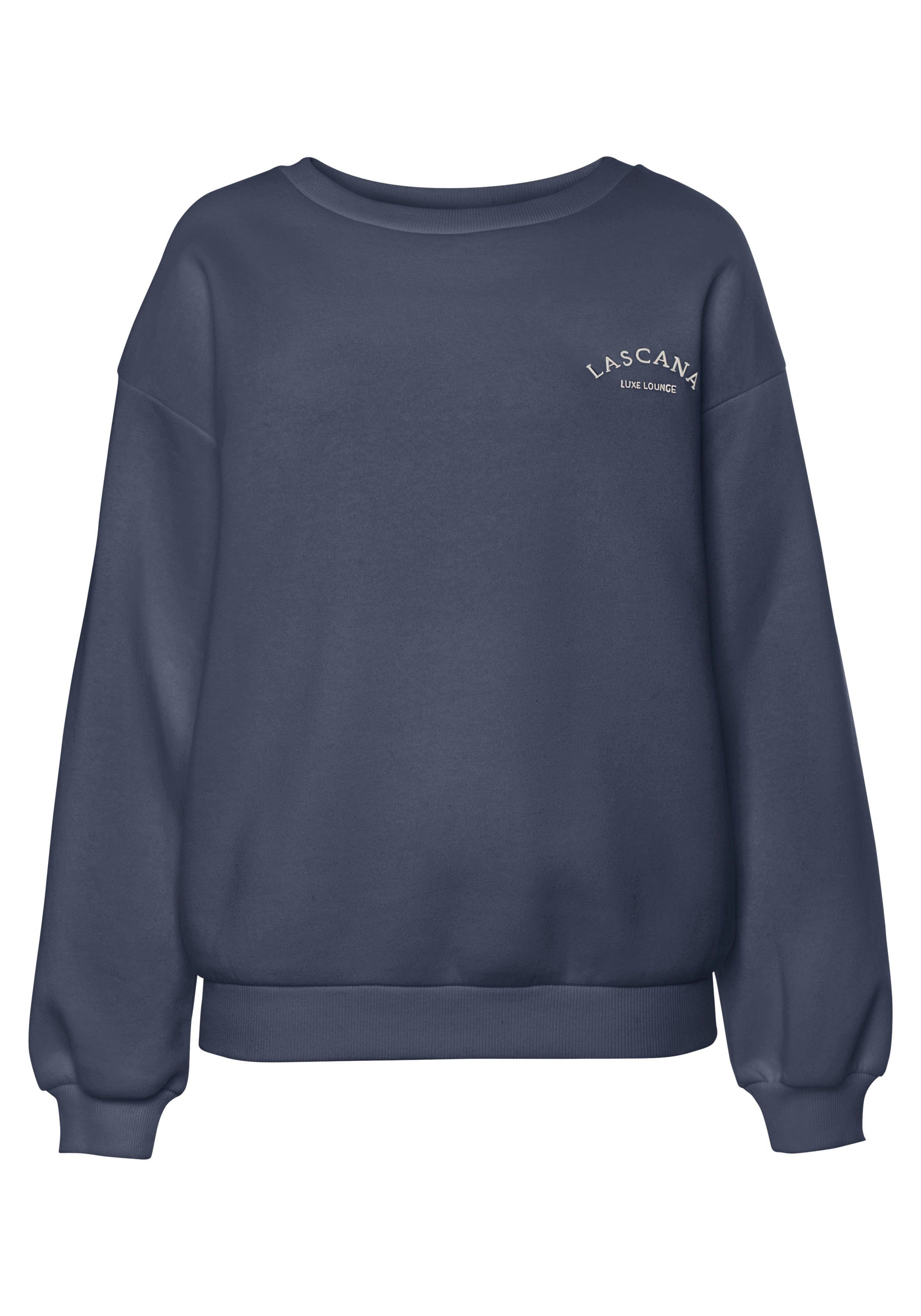 Lascana Sweatshirt -Pullover met wijde mouwen, loungewear