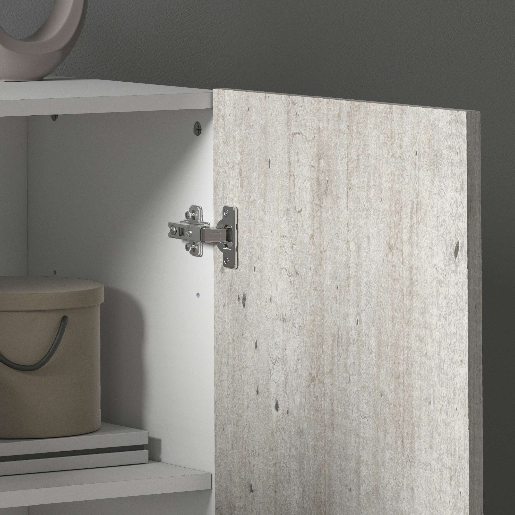 INOSIGN Archiefkast Coro, Multifunctionele kast, Bureaukast met 2 deuren & verstelbare legplanken, hoogte 86 of 166 cm, made in italy