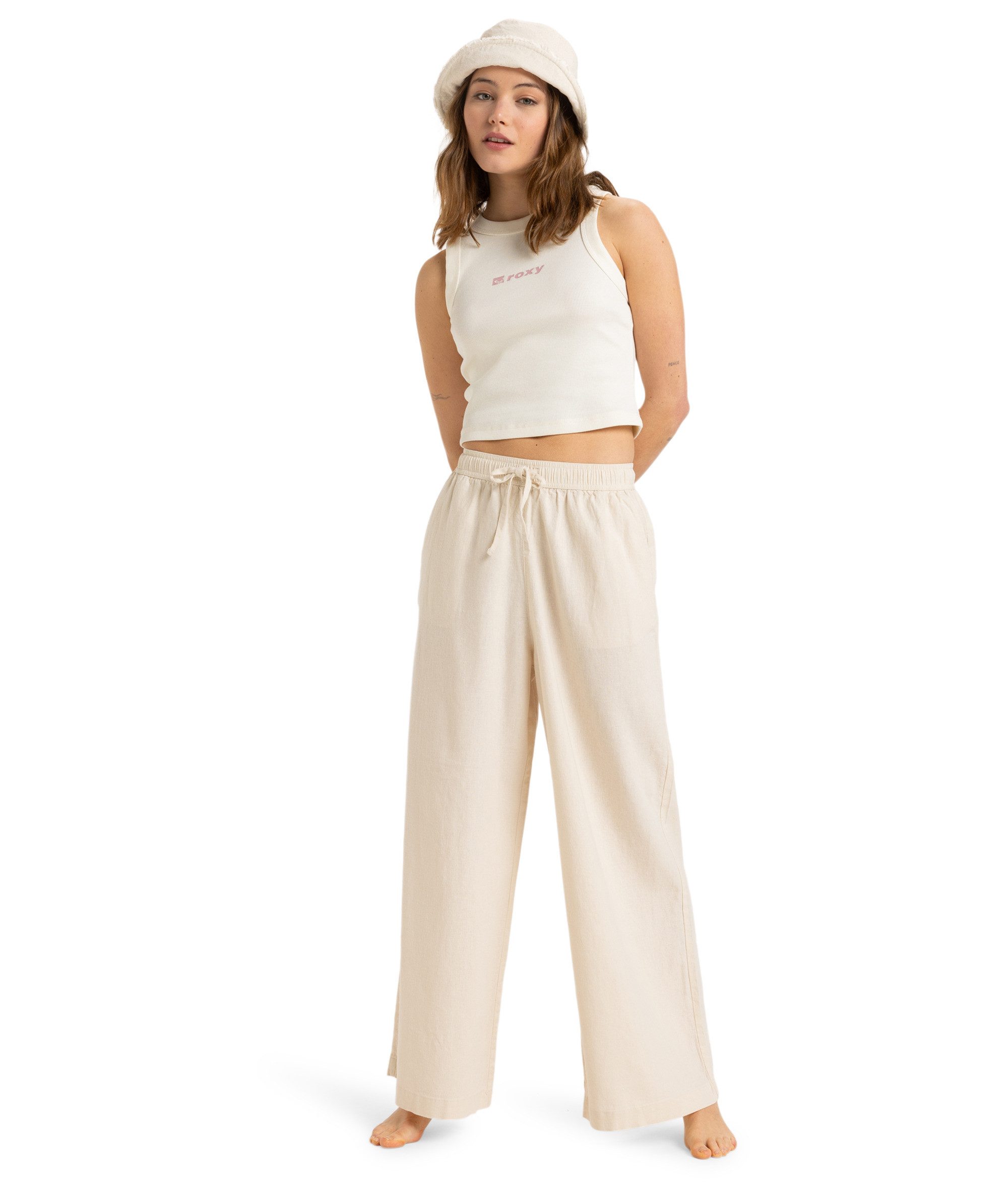 Roxy Linnen broek LEKEITIO BREAK MID PANT