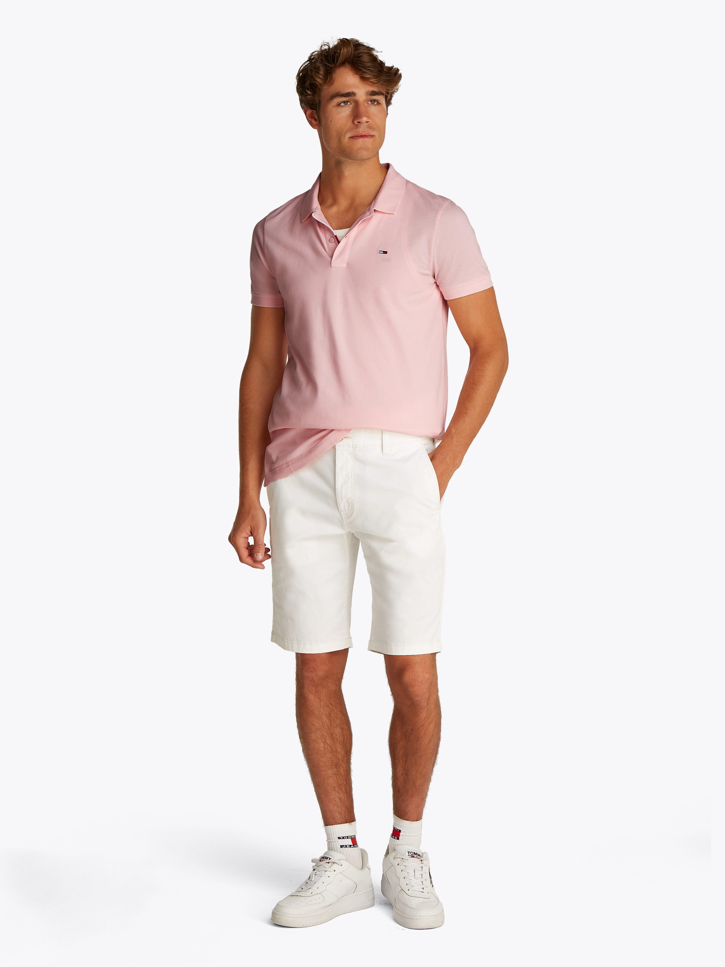 TOMMY JEANS Poloshirt TJM SLIM PLACKET POLO EXT