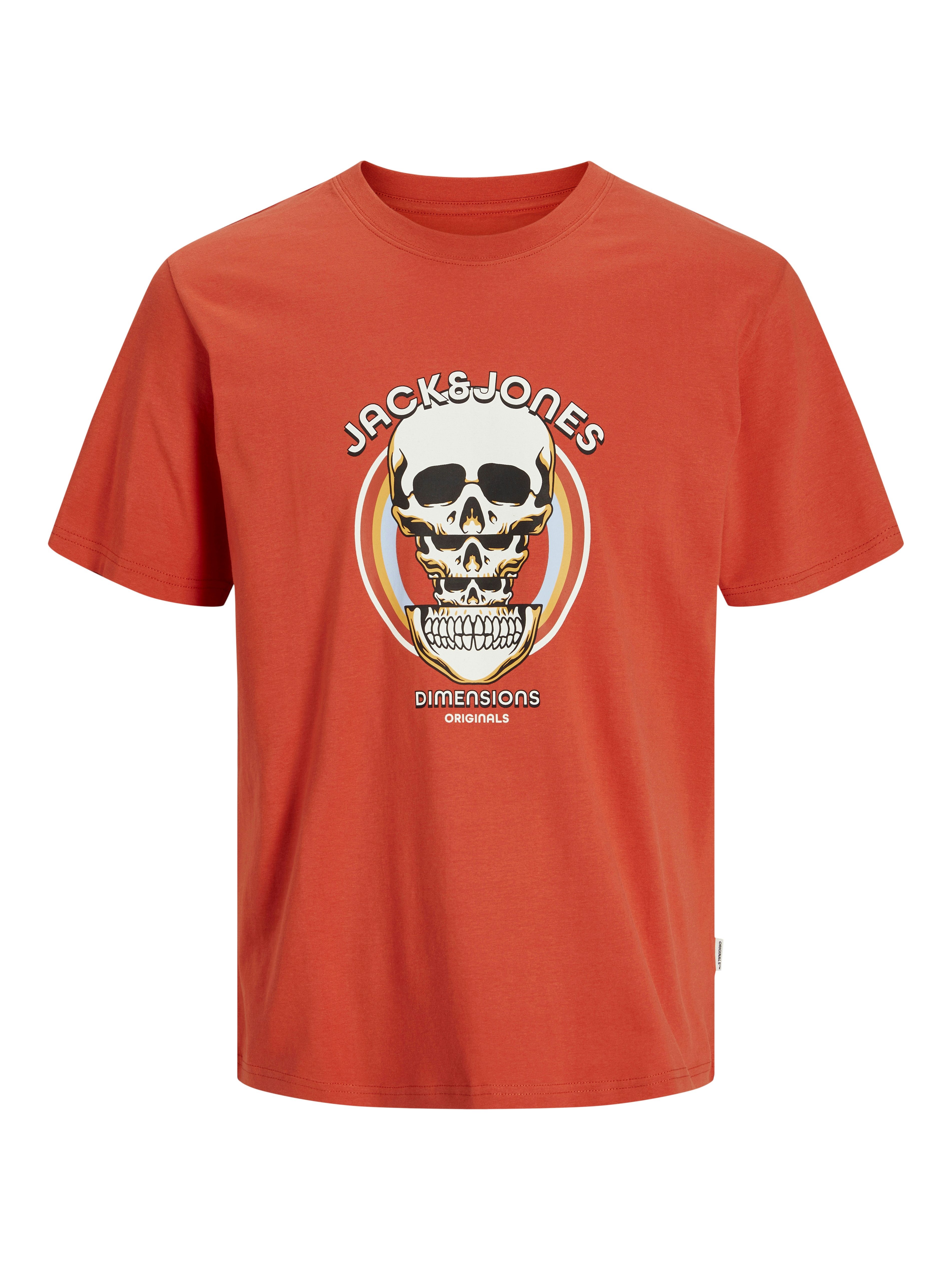 Jack & Jones T-shirt JORANATOMY SKULL TEE SS CREW NECK LN