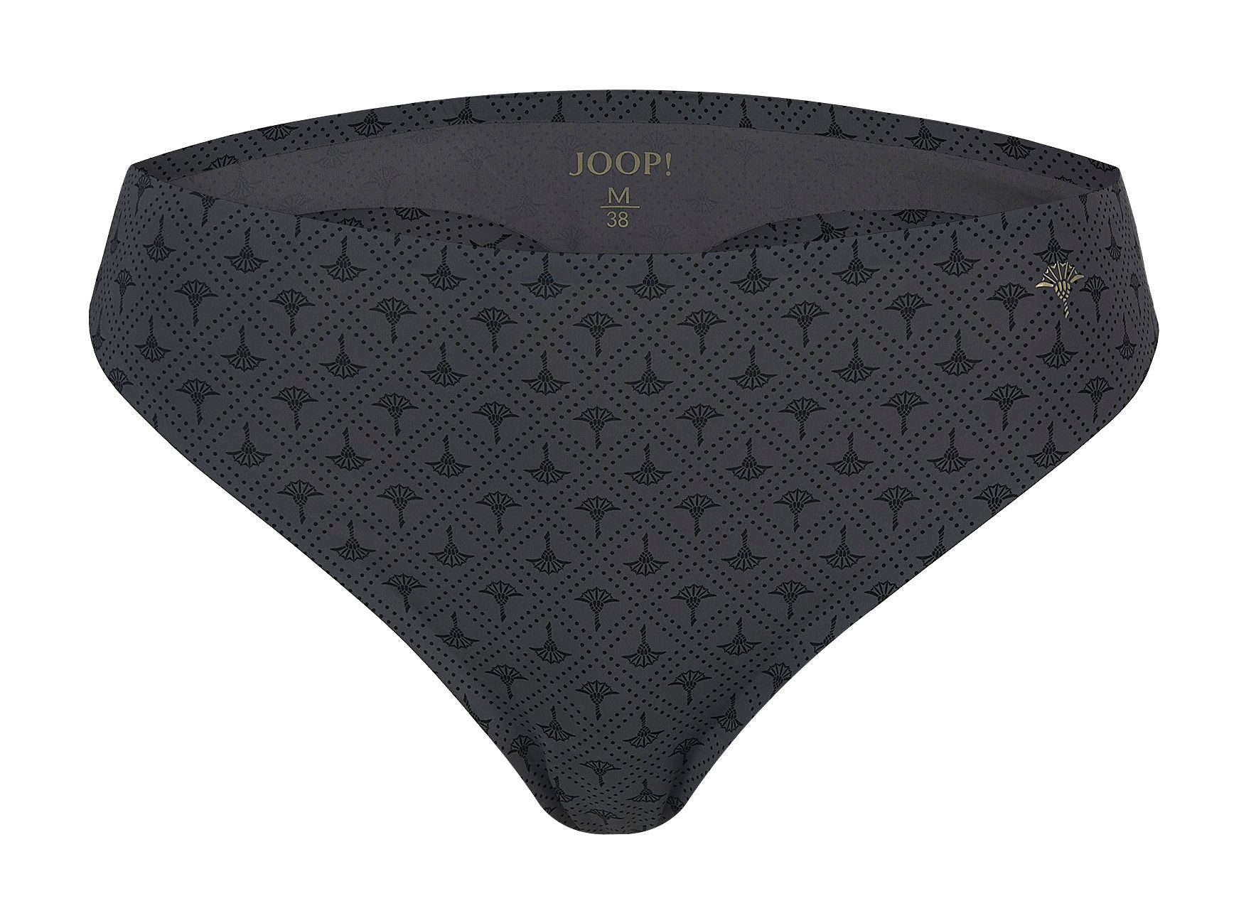 OTTO JOOP! Tanga Sensation met gedetailleerd allover-print dames slips maat 36 grijs