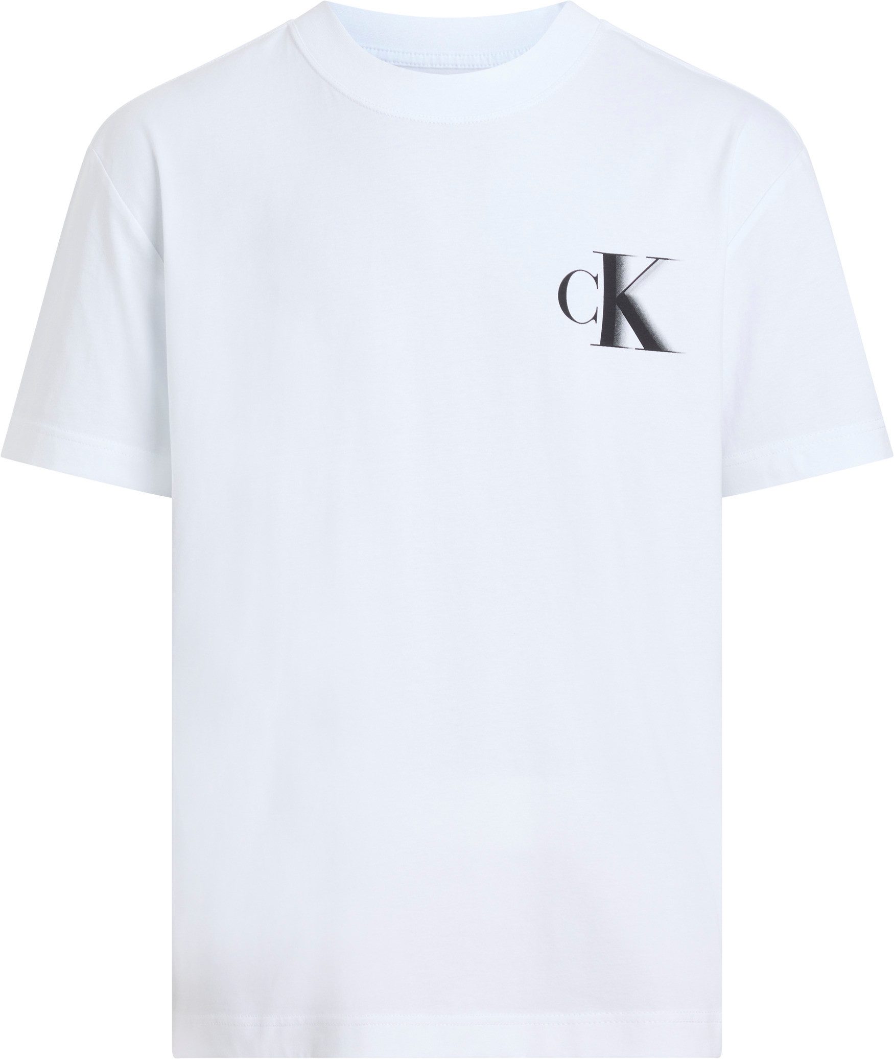 Calvin Klein T-shirt BOLD CK TEE met groot logo op de rug