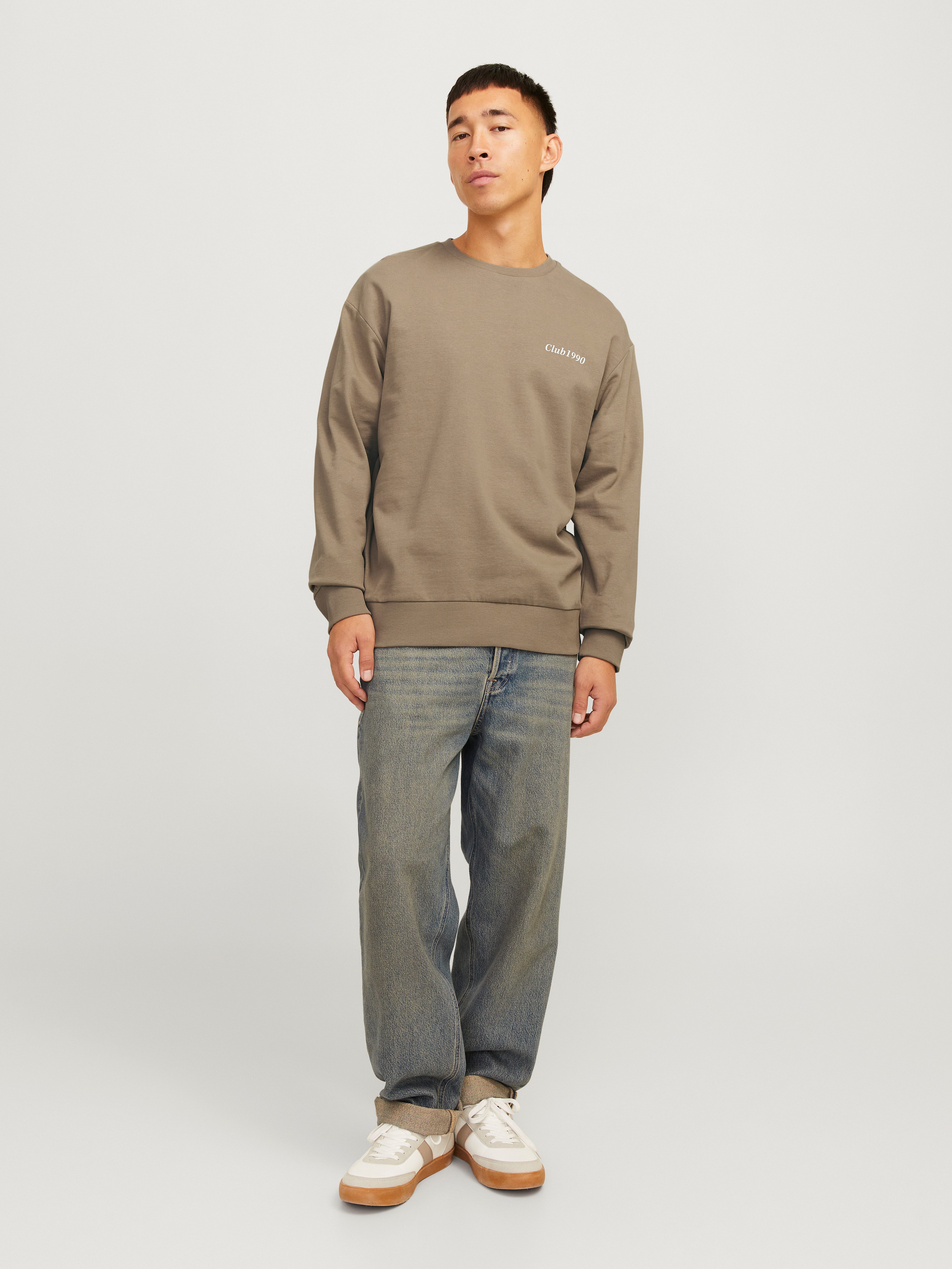 Jack & Jones Sweatshirt JJEBRADLEY GRAPHIC SWEAT CREW NOOS