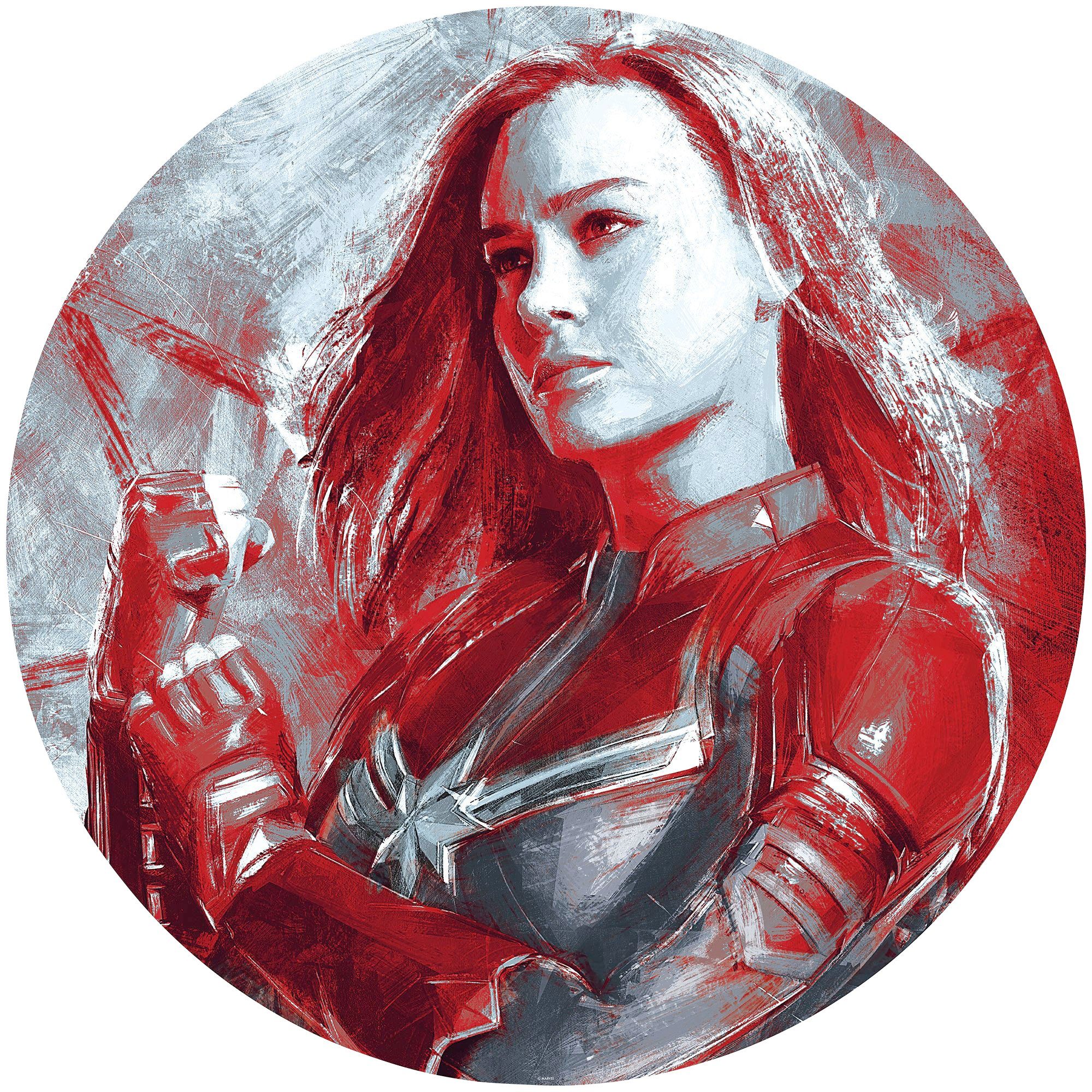 Komar Fotobehang Avengers Painting Captain Marvel