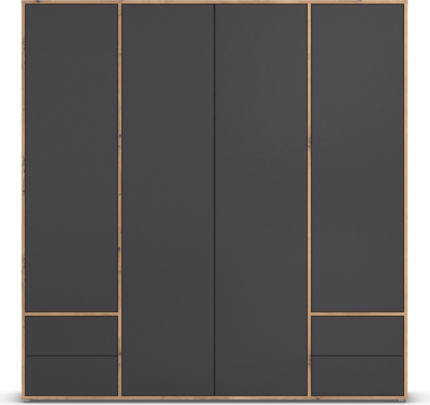 rauch Draaideurkast Kledingkast Kast Garderobe Wasmand NABILA veel Opbergruimte met 2 lades en push-to-open functie topseller made in germany