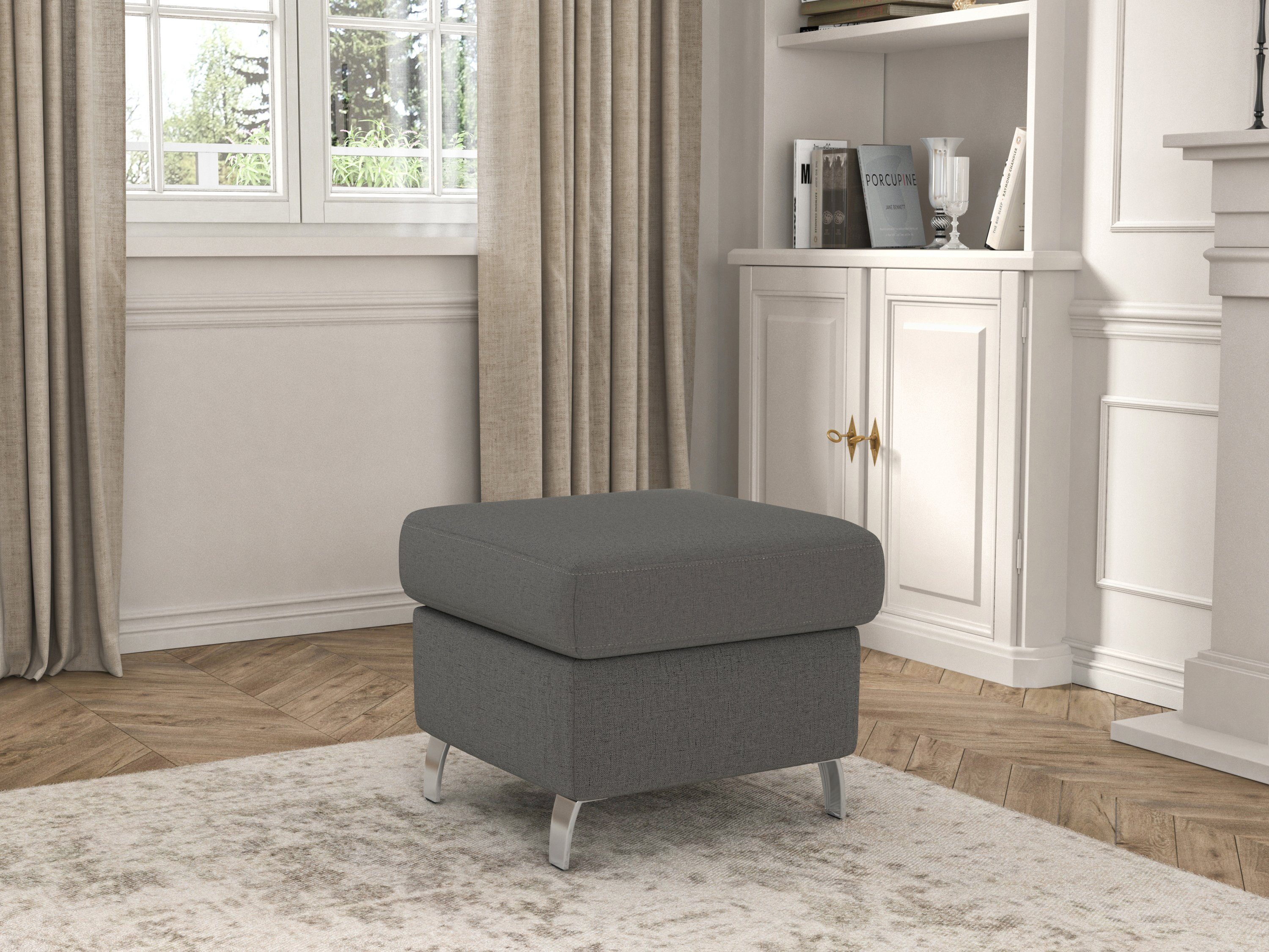 sit&more Hocker met bergruimte Visby V ook te bestellen met de bijzonder eenvoudig met water te reinigen "soft clean"-overtrekstof