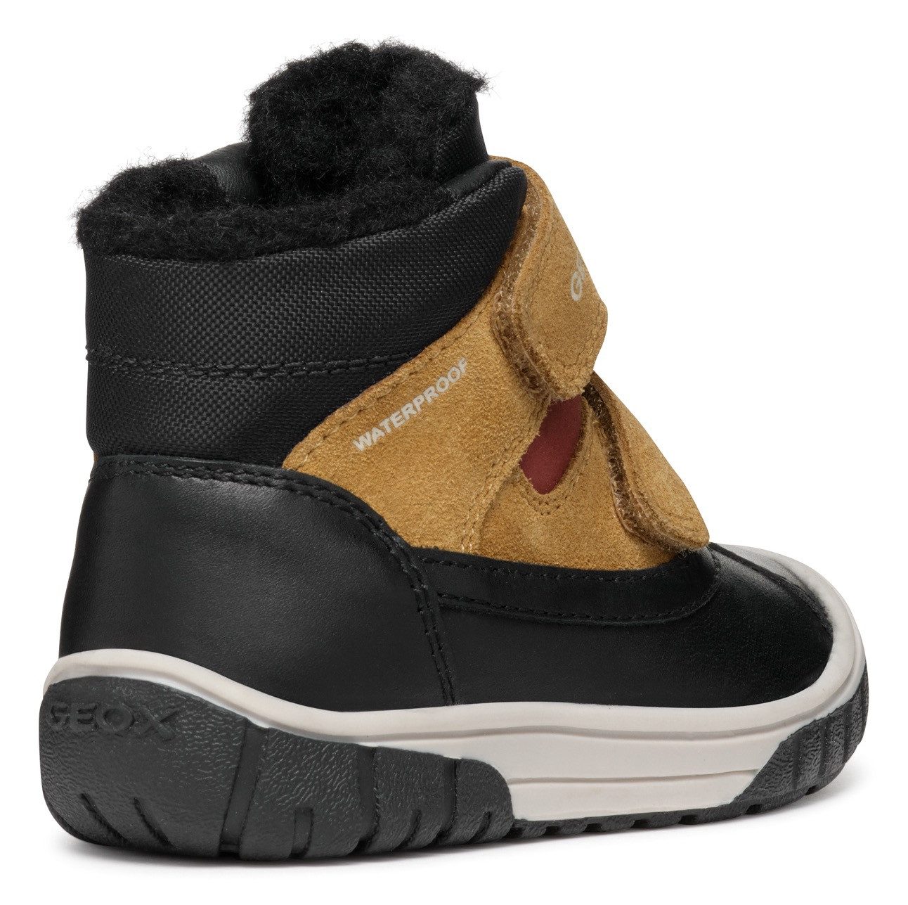 Geox Winterlaarzen B OMAR BOY WPF C Klittenbandlaarzen, babylaarzen winterlaarzen met warme voering