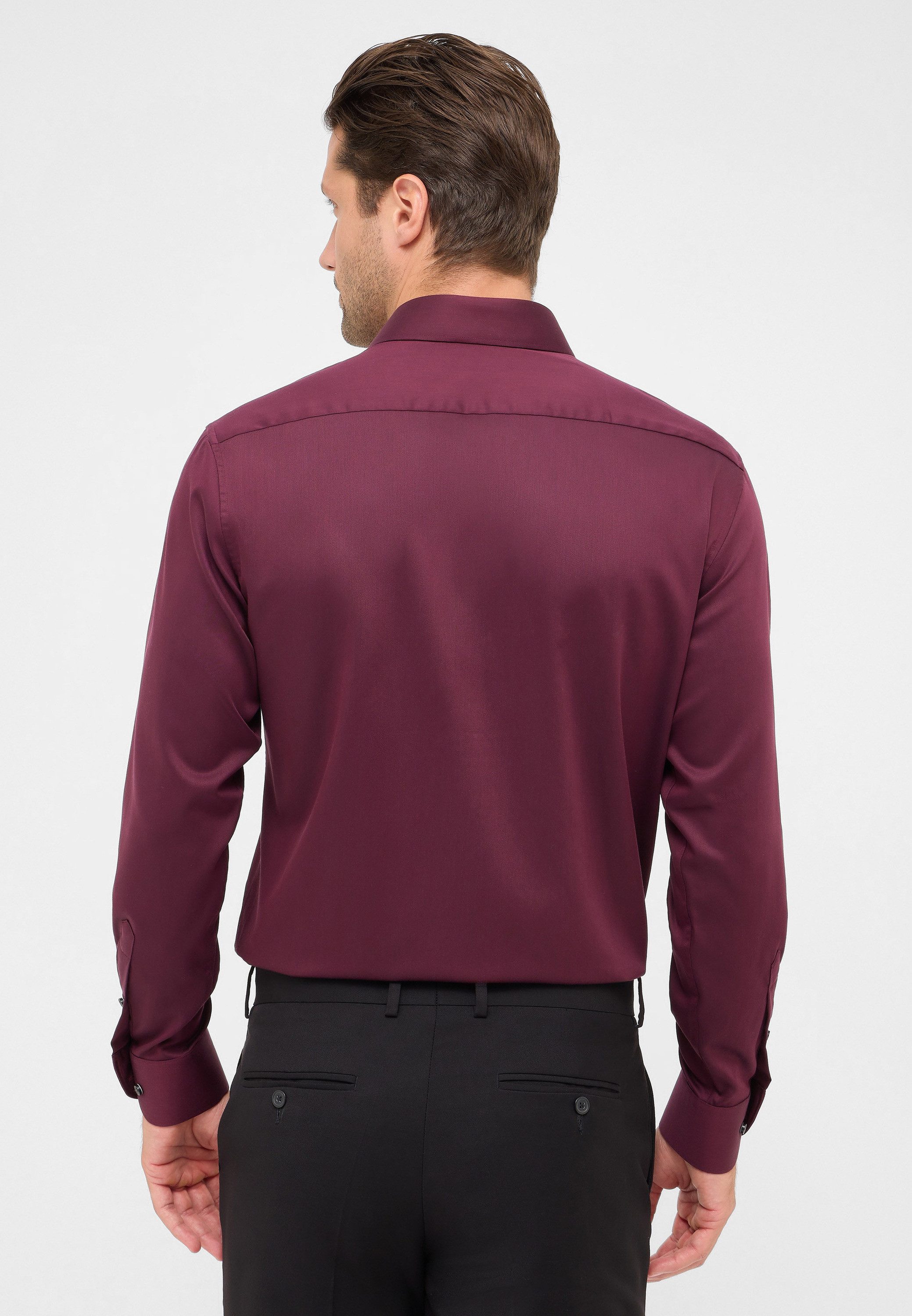 Eterna Overhemd met lange mouwen MODERN FIT NON IRON (strijkvrij)