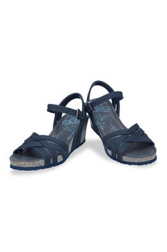 panama jack sandaaltjes vera basics met een verstelbaar riempje blauw