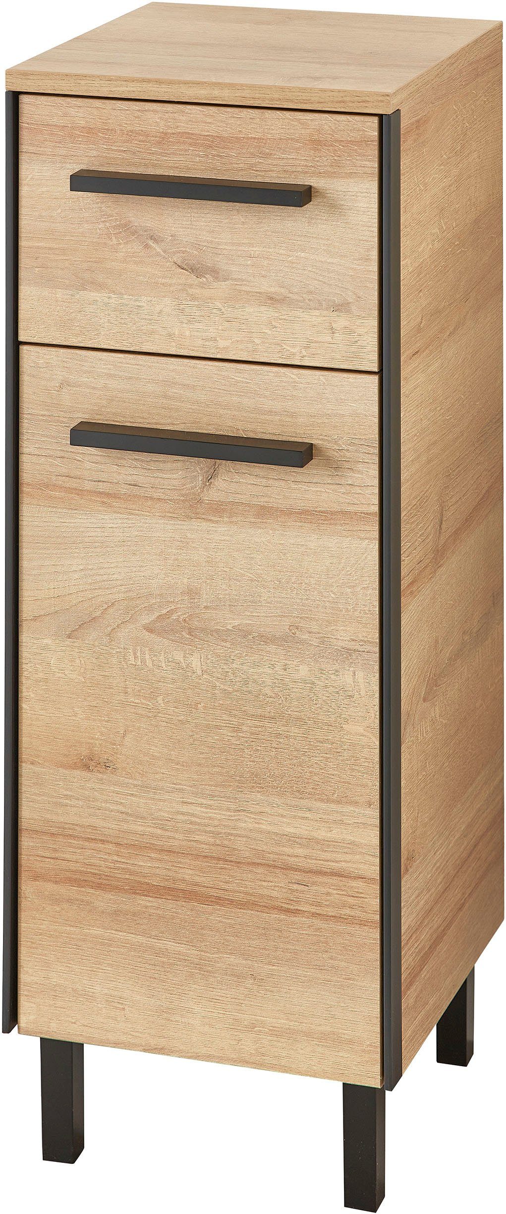 Saphir Badkamerserie Quickset 395 4-delig, wastafelonderkast met led-spiegelkast (4-delig)
