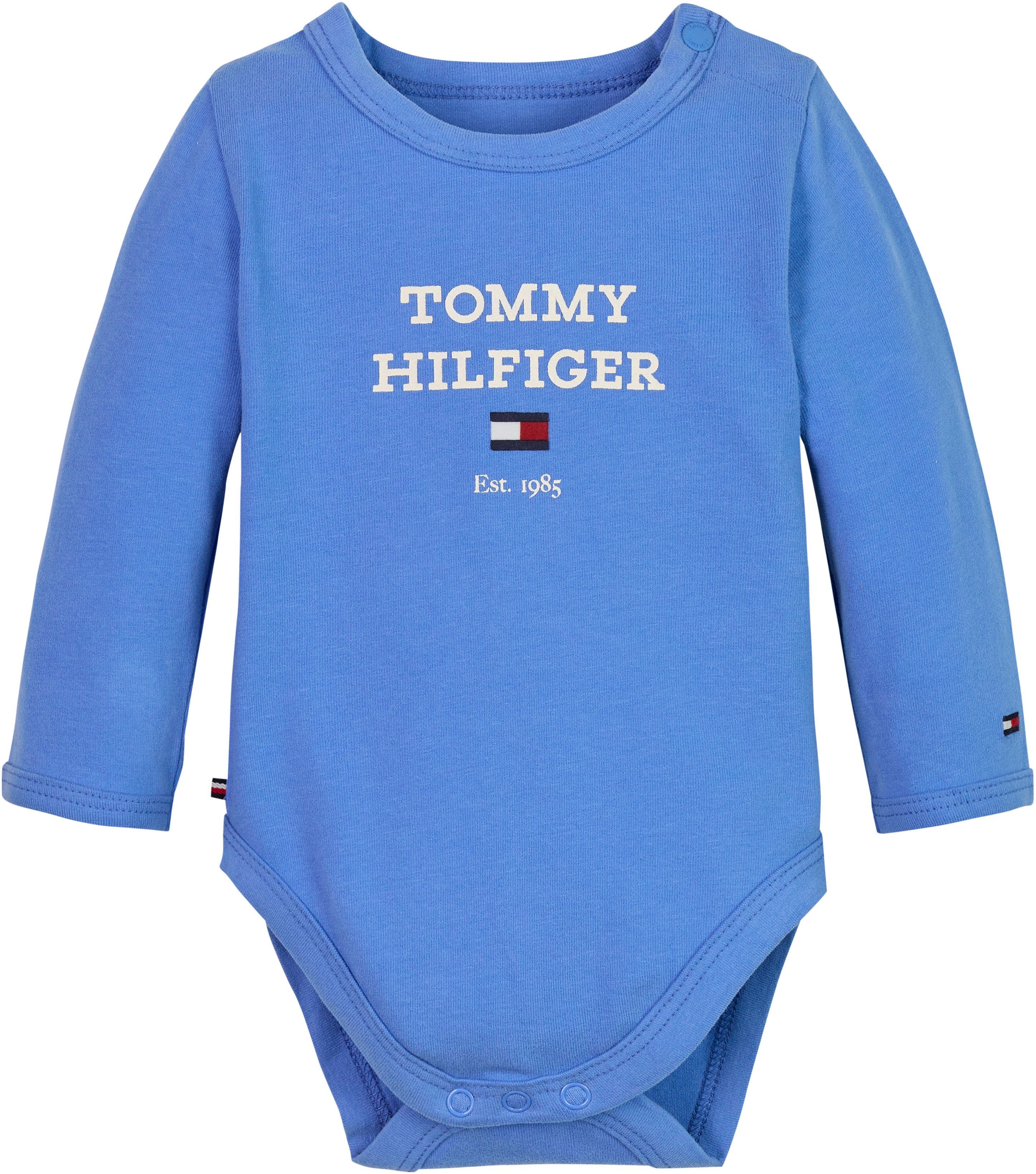 Tommy Hilfiger Jumpsuit BABY TH LOGO BODY L S met een logo-opschrift