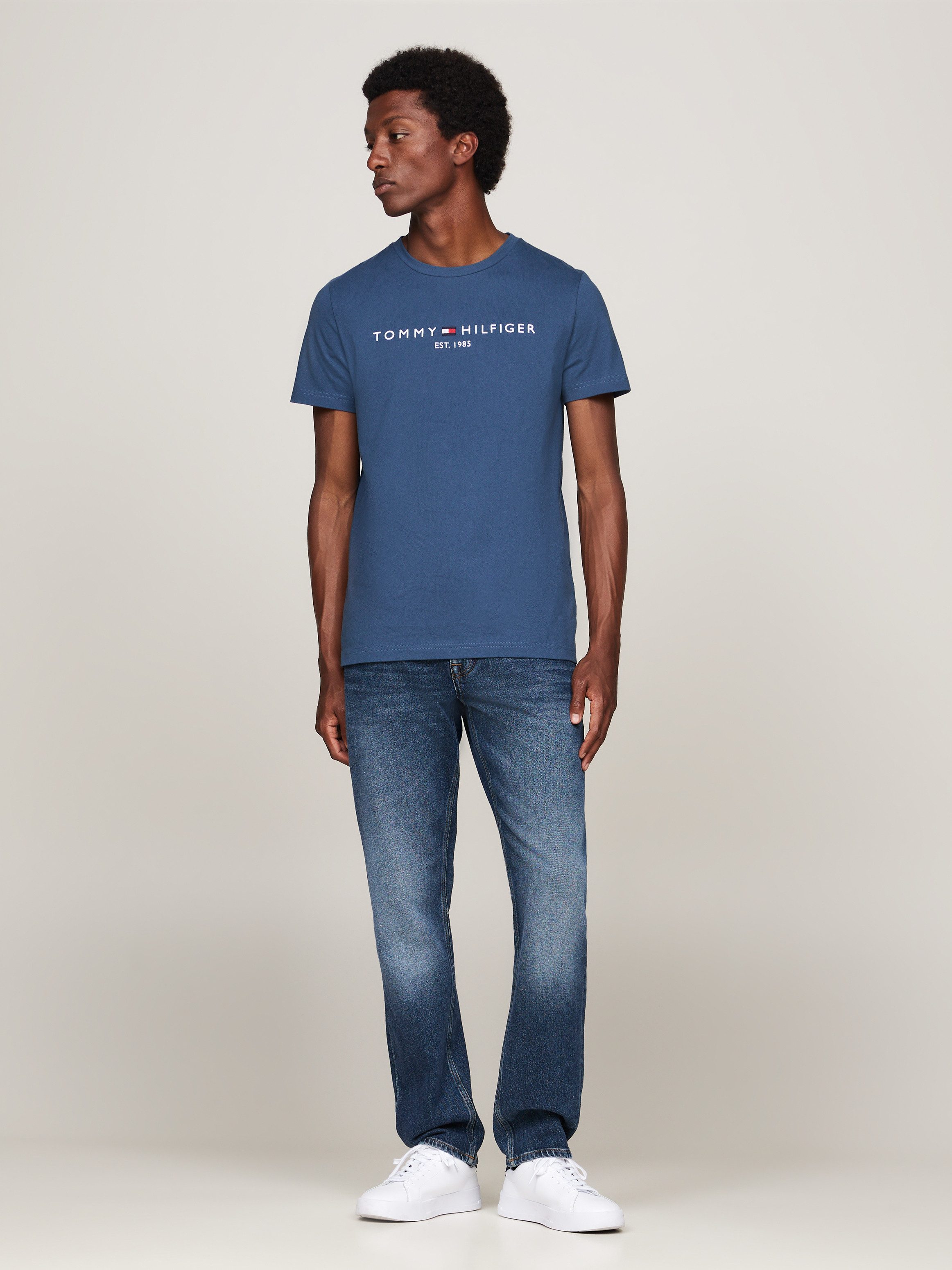 Tommy Hilfiger T-shirt Tommy Logo Tee van duurzaam katoen