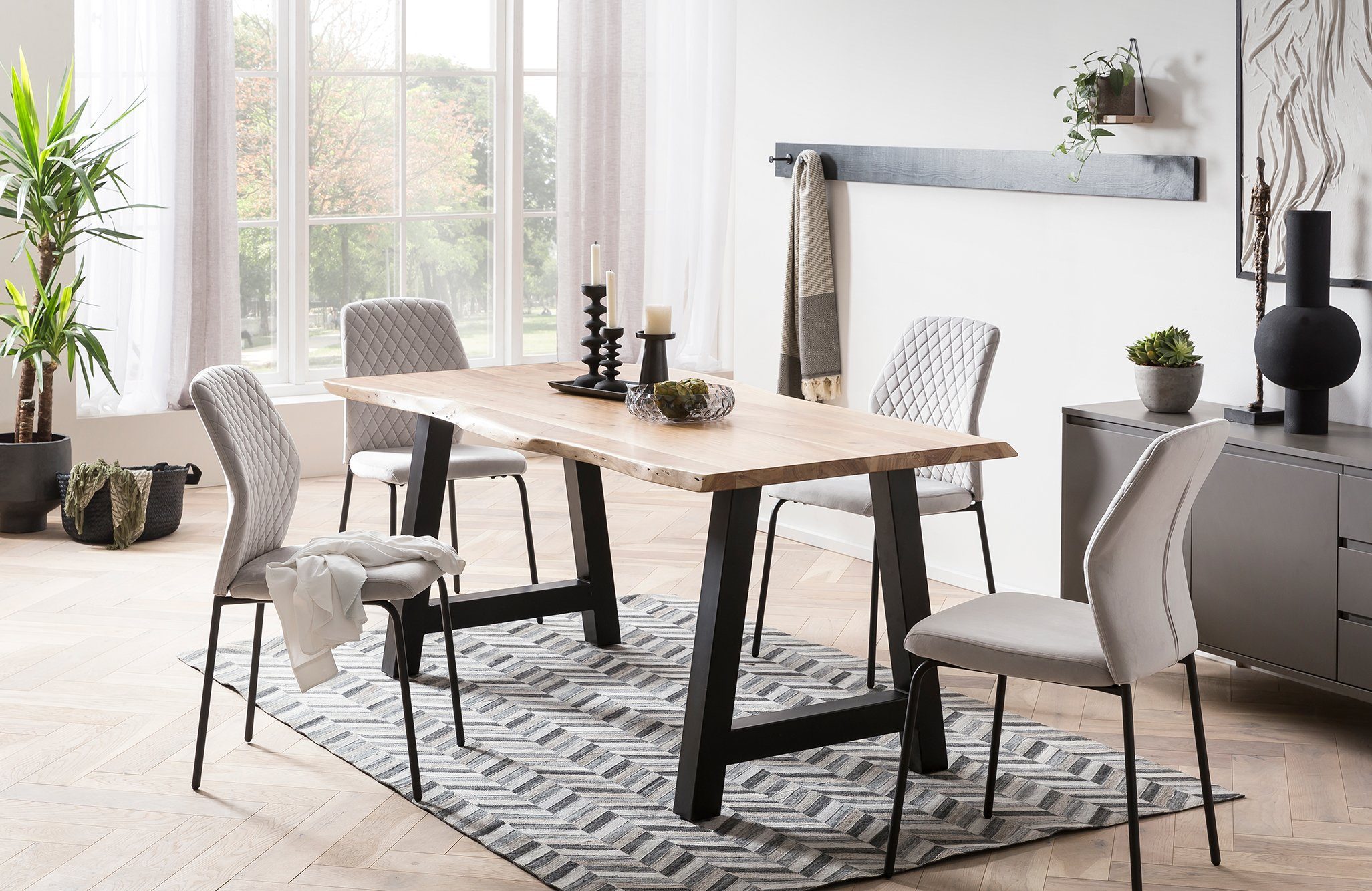 SalesFever Eettafel Massief hout geolied en tweevoudig gewaxt