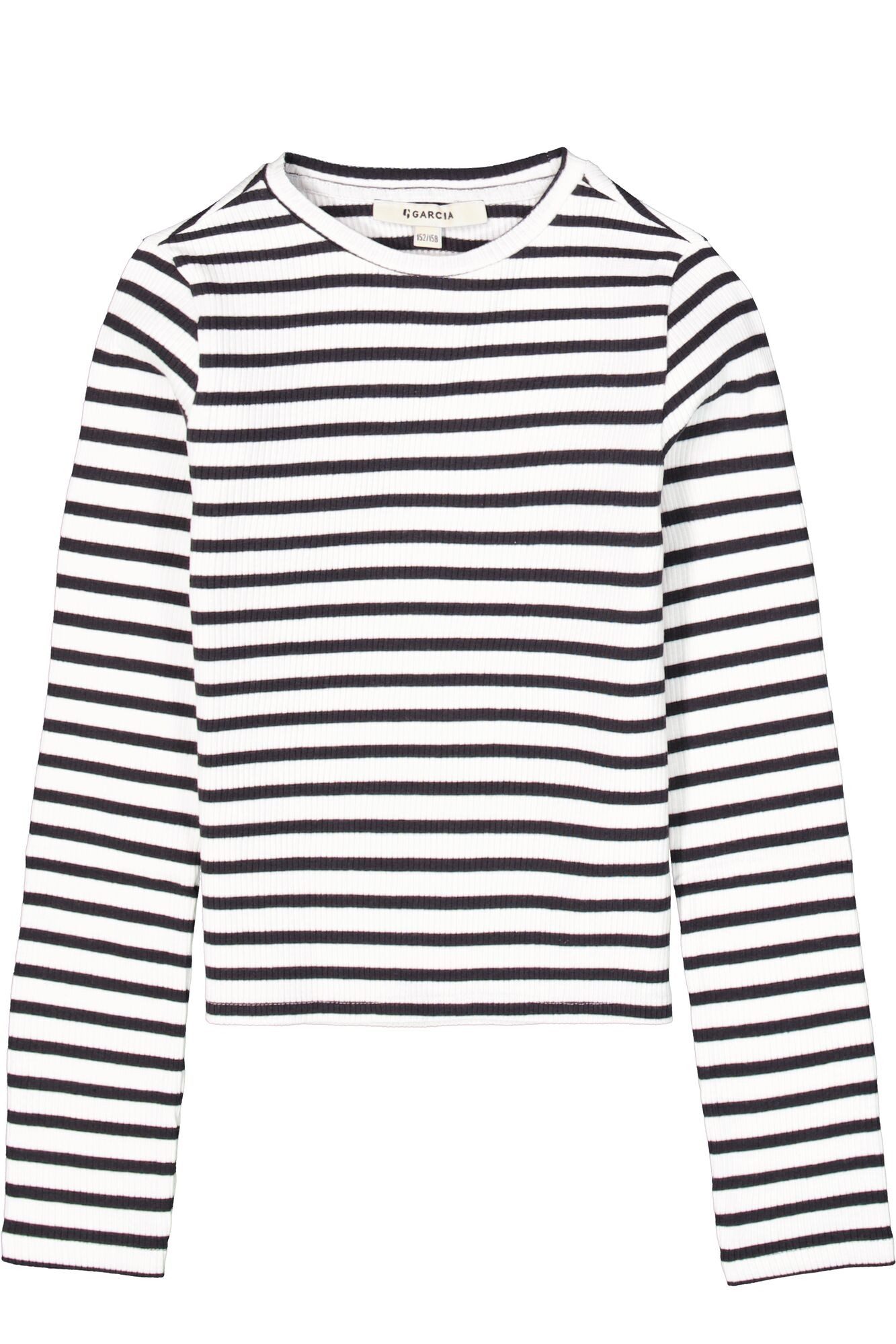 Garcia Shirttop met gestreept patroon