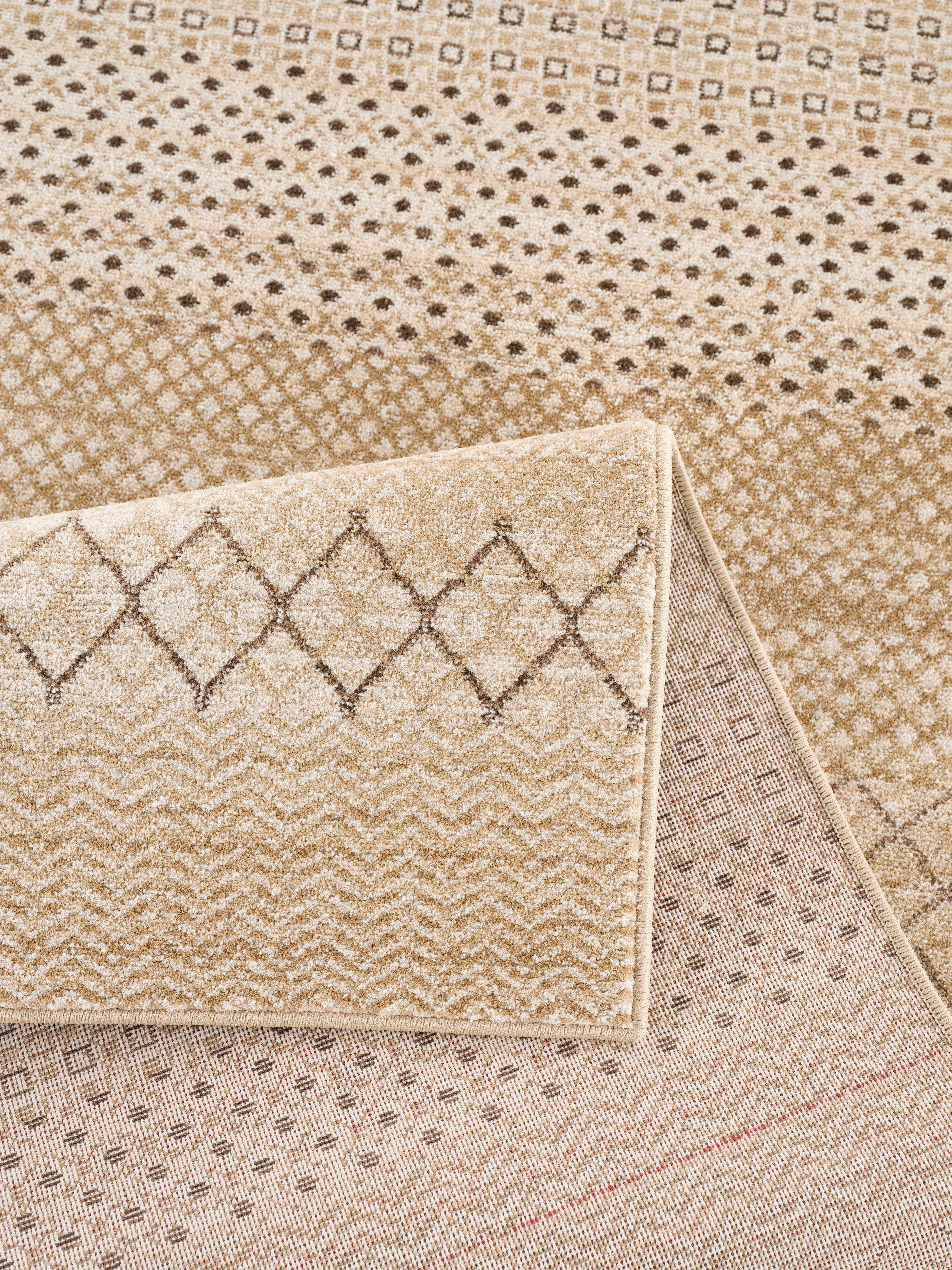 Timbers Vloerkleed Wisconsin Boho-look, berber-look, ruitdessin