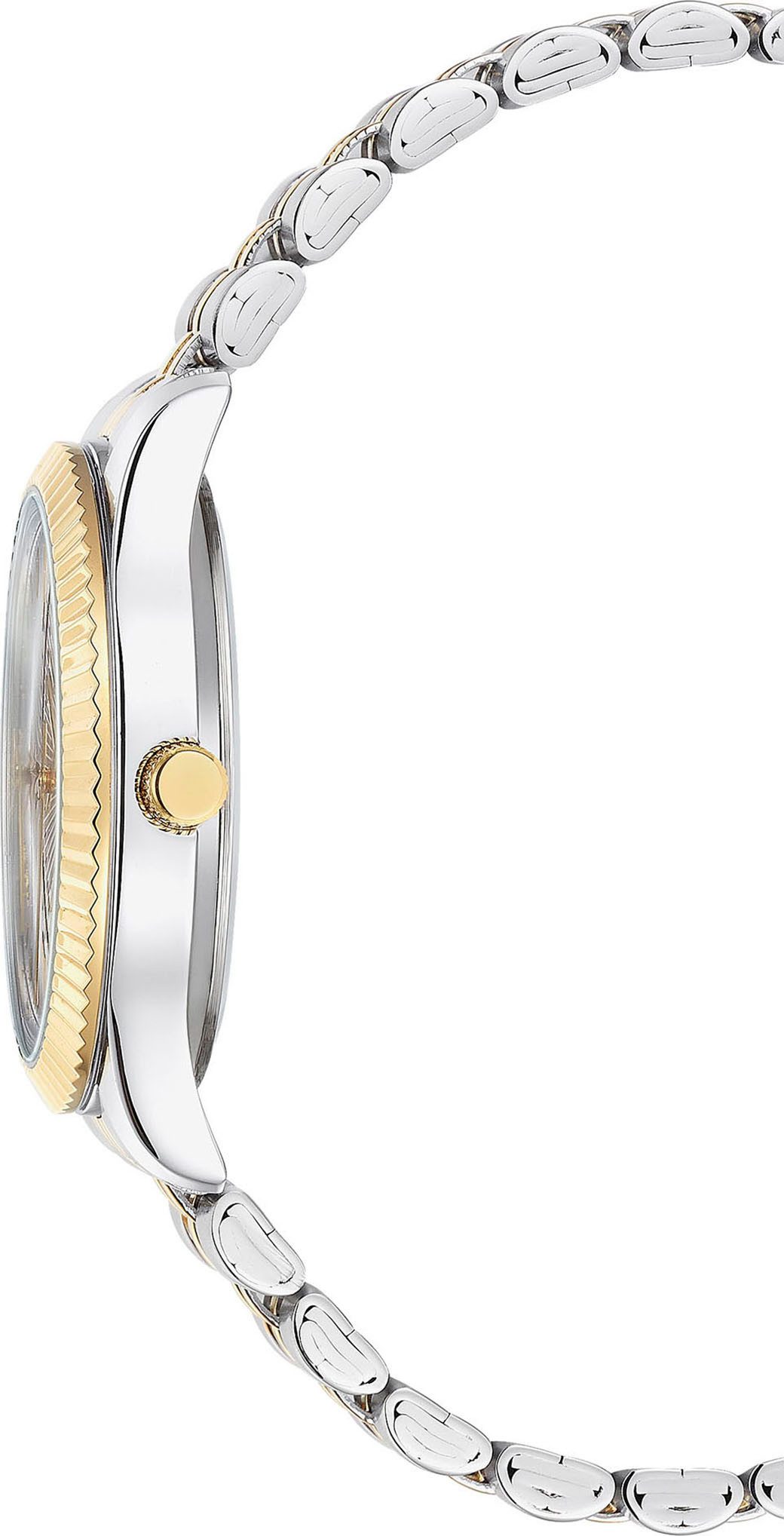 Tempic Kwartshorloge Horloge, dameshorloge, stalen band, analoog, dag