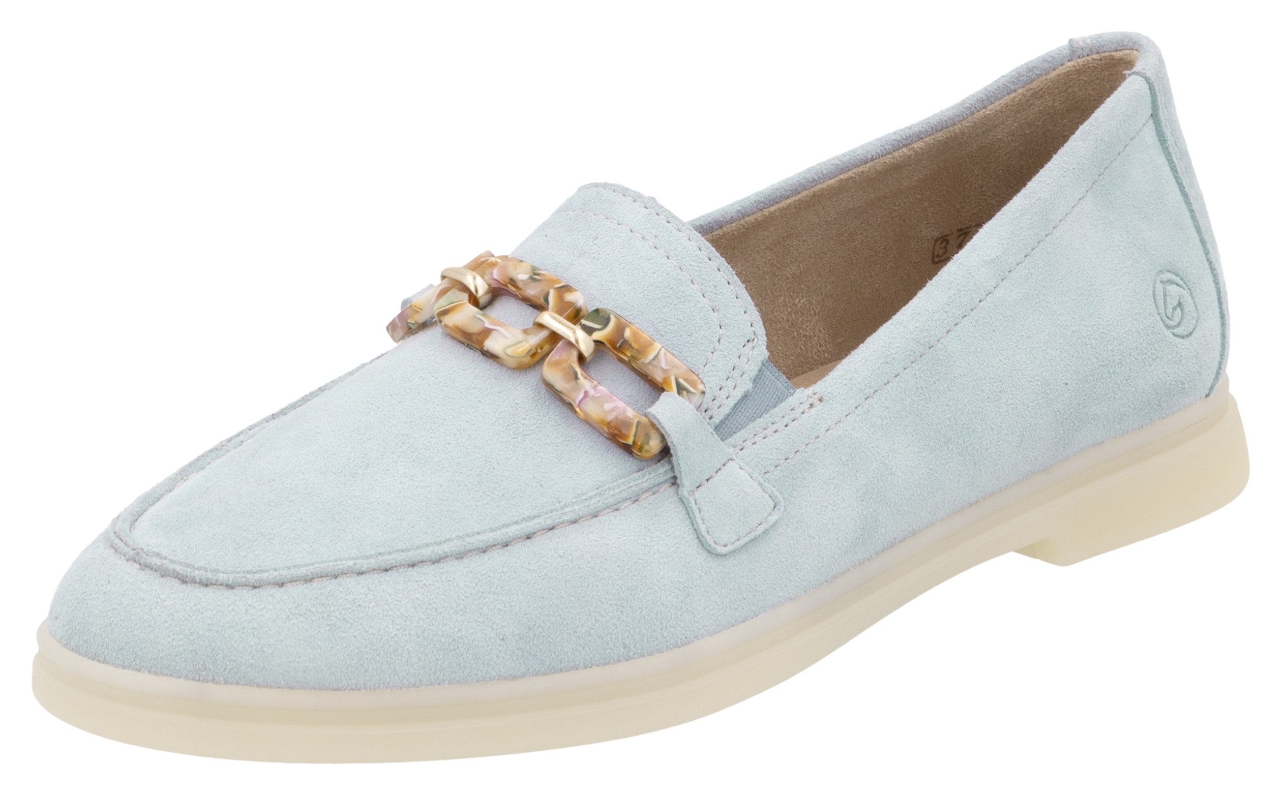 Remonte Loafers Elisabeth Hurley-Collection , slipper, lage schoen, business schoen met modieuze sierketting