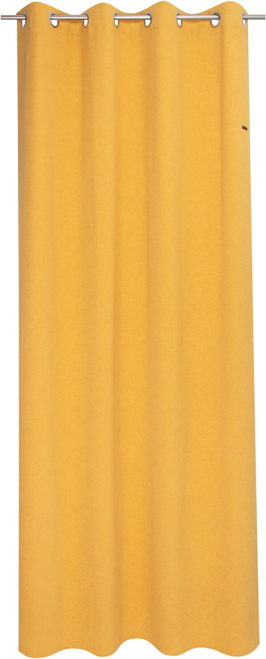 Esprit Gordijn Harp in tijdloze unikleurige look (1 stuk) kant & klaar gordijnen geel