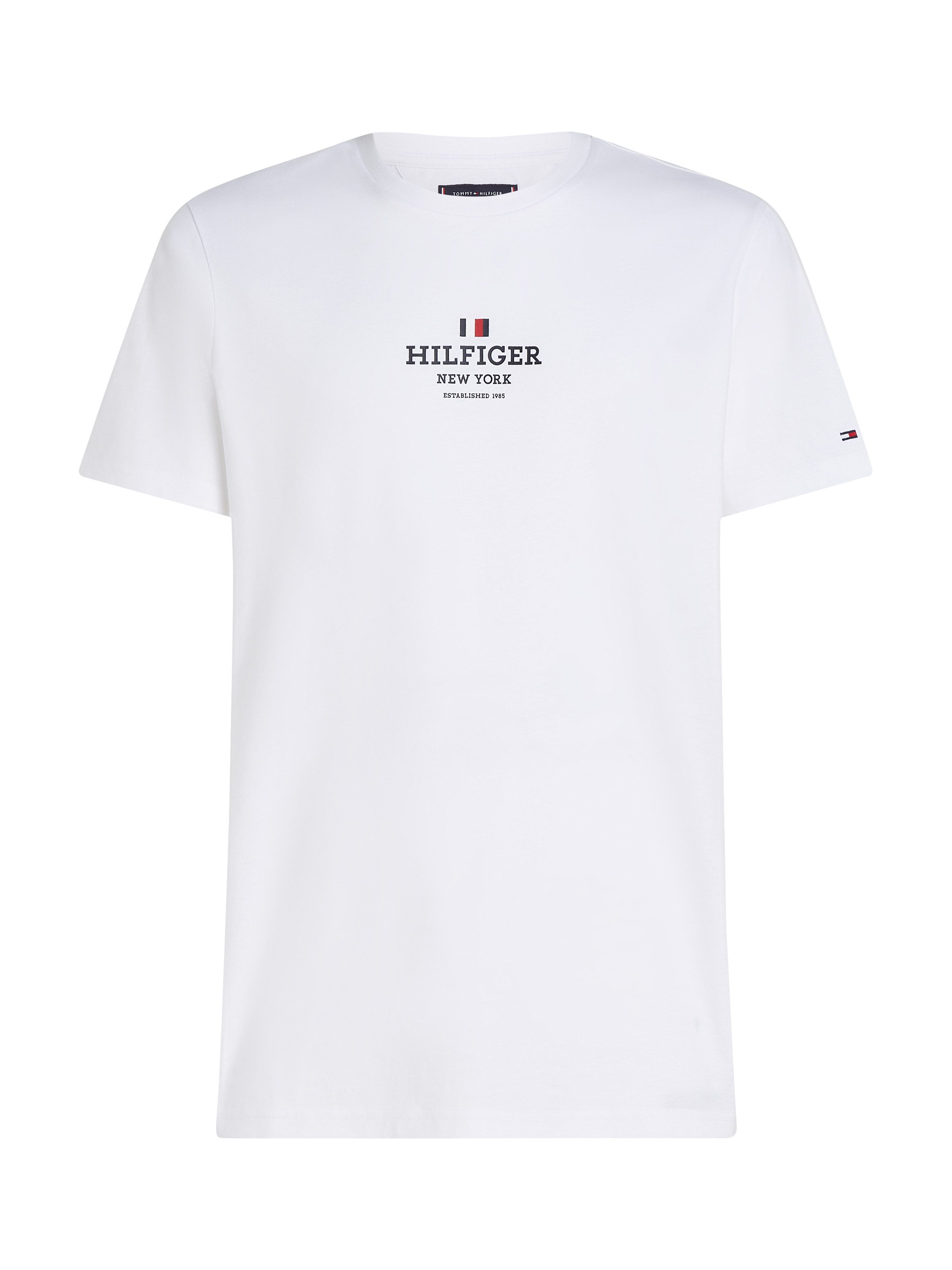 Tommy Hilfiger T-shirt RWB HILFIGER TEE Logoprint op borsthoogte