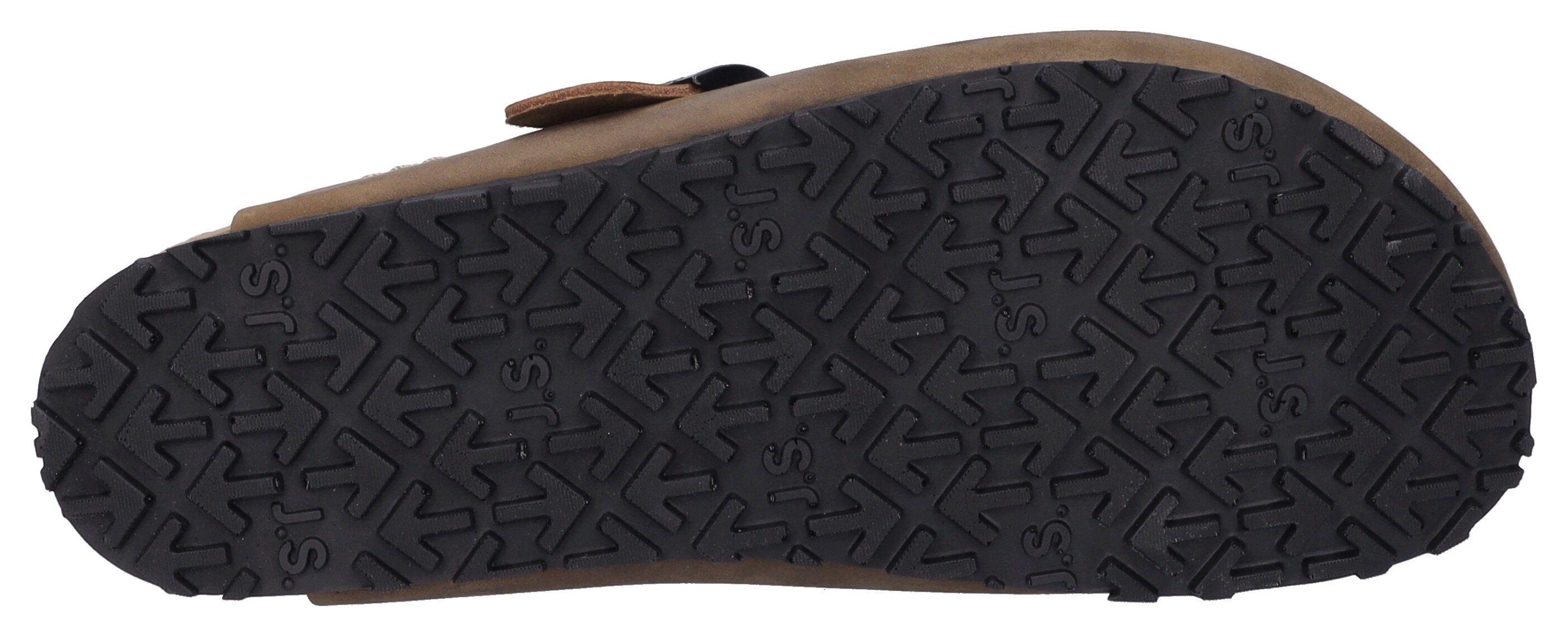 Josef Seibel Clogs Josef 04 , zomerschoen, slippers, vakantie, met comfortabel voetbed