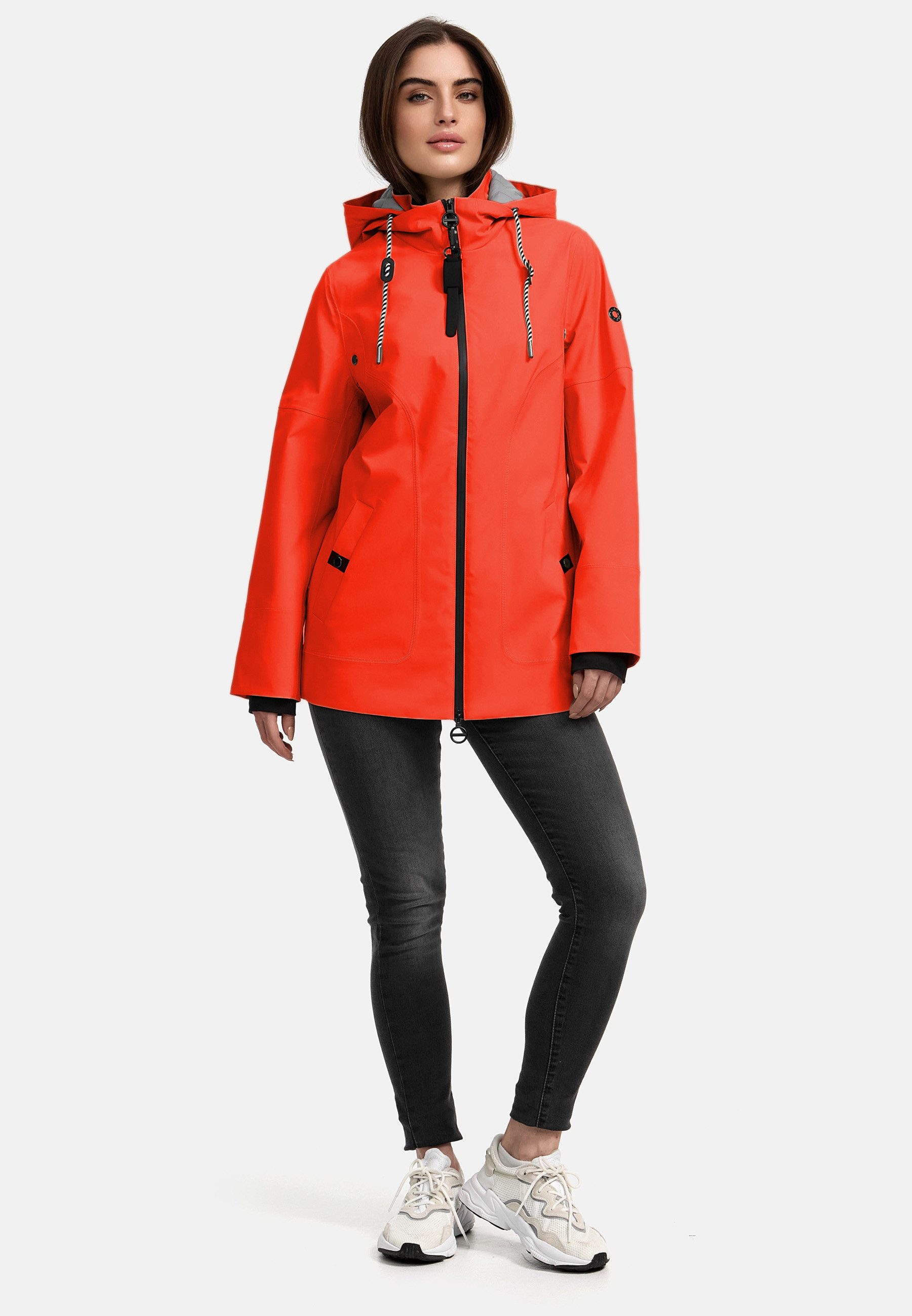 MANISA Regenjack met afneembare capuchon