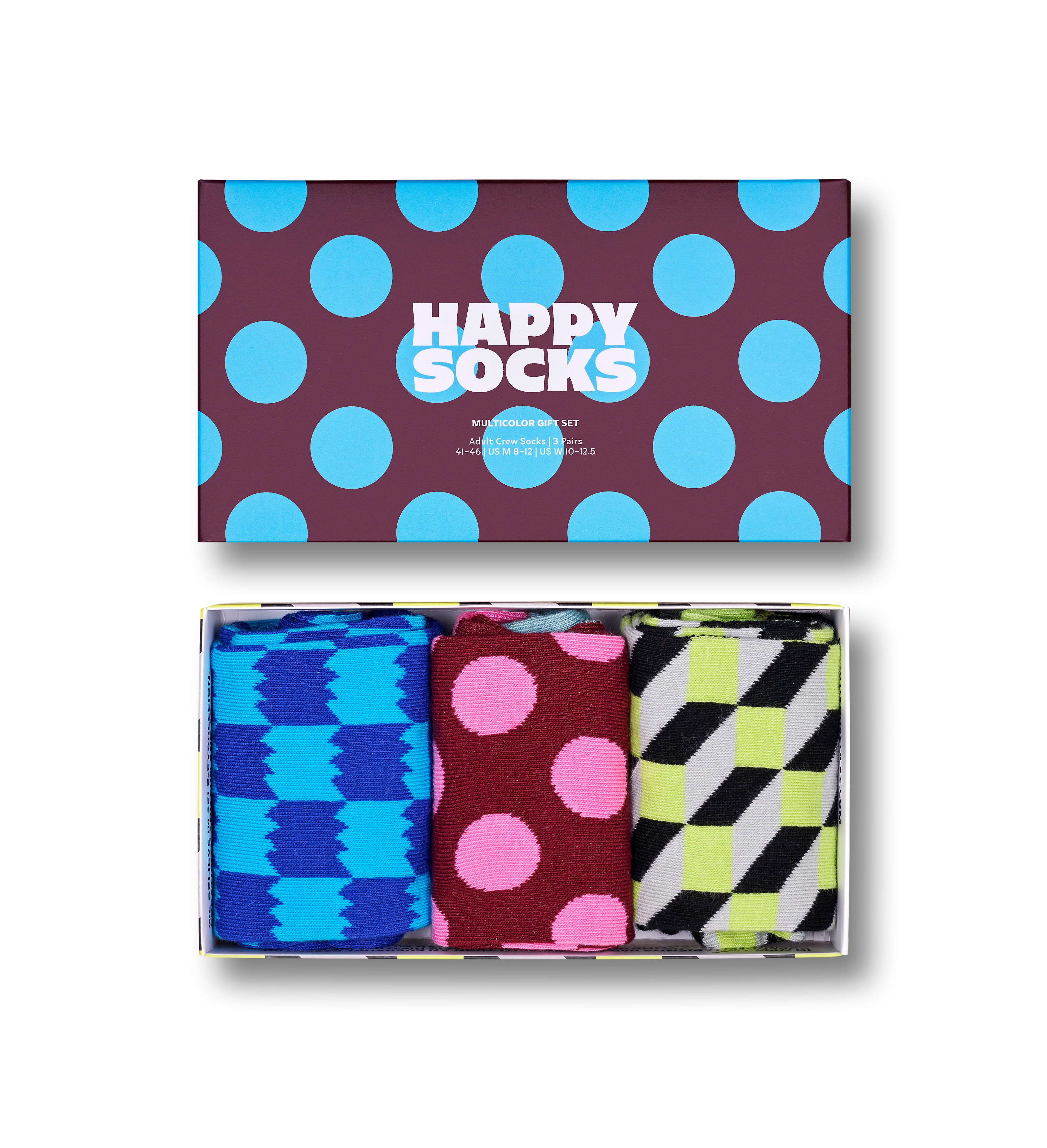 Happy Socks Lange sokken (Set van 3)