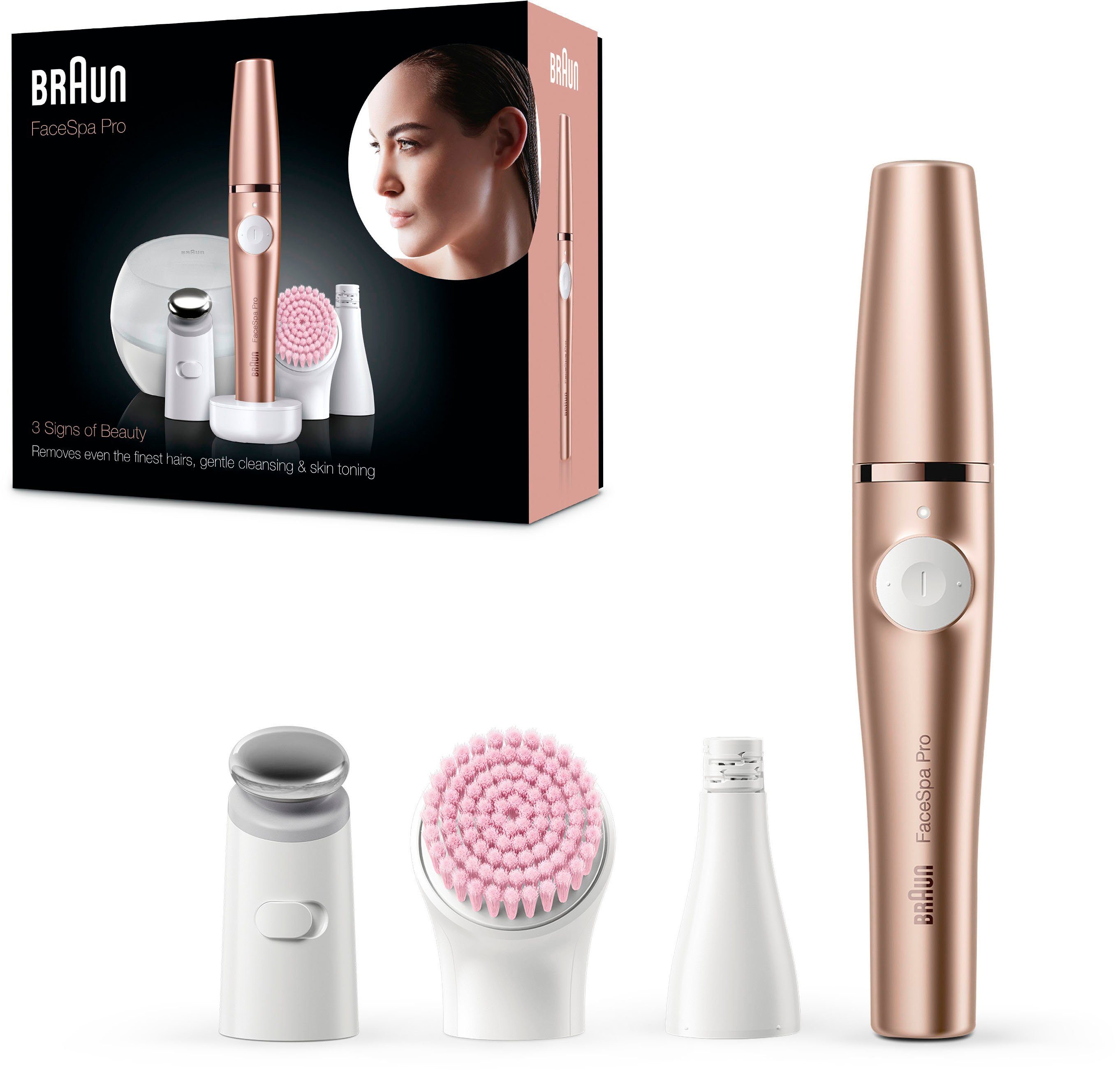 Braun Epilator FaceSpa Pro 921 All-in-one beauty-apparaat tot gezichtsepilatie