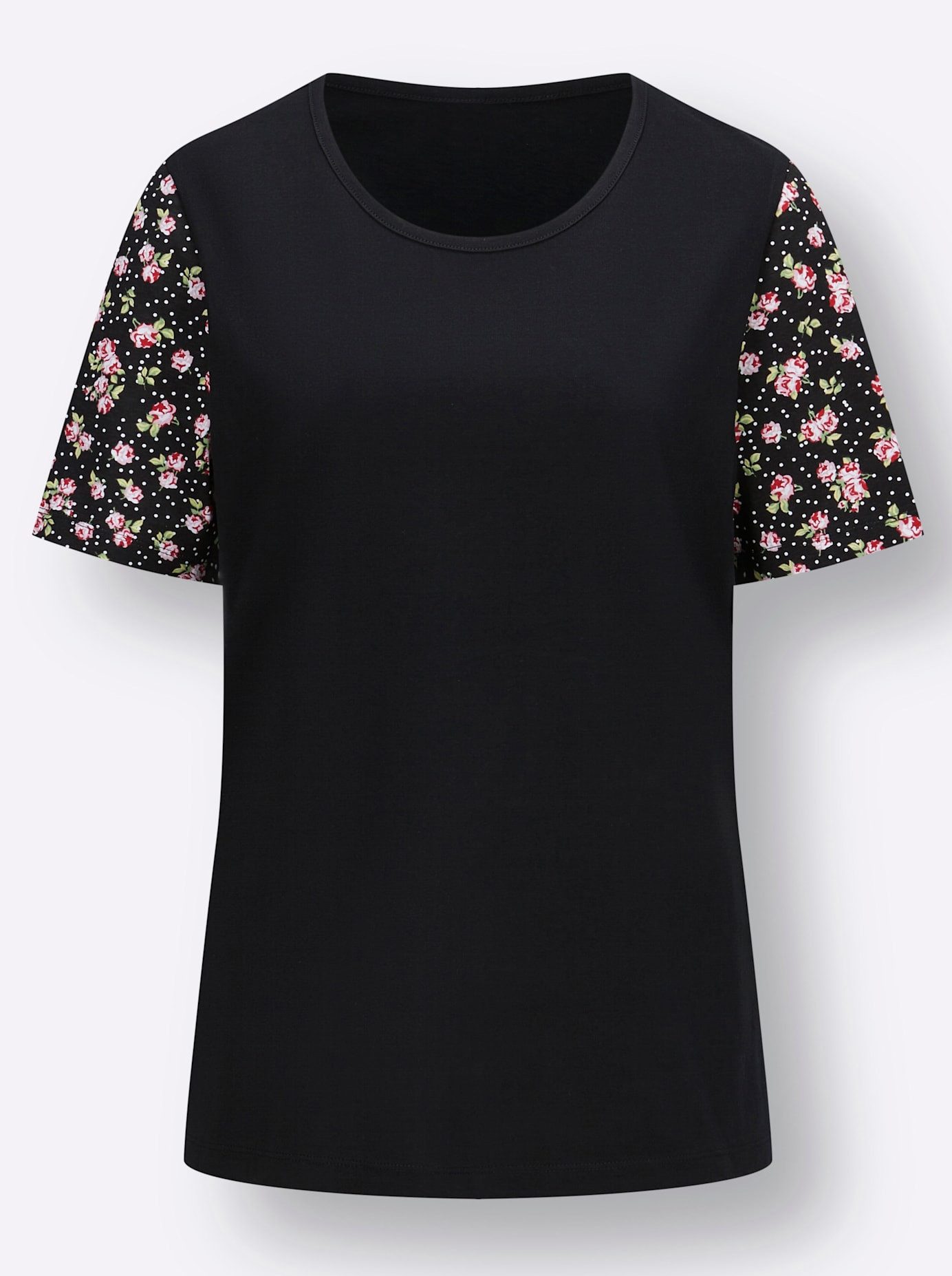 Classic Basics Shirt met ronde hals Shirt met V-hals (1-delig)