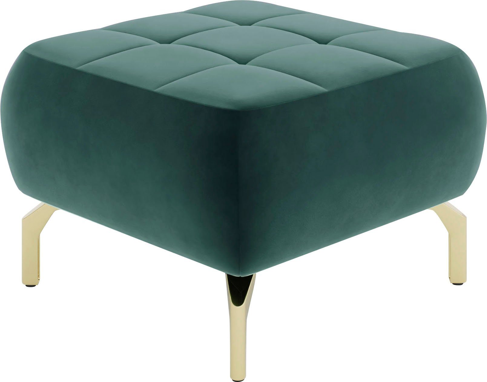sit&more Hocker Orient 1 goudkleurige metalen poten