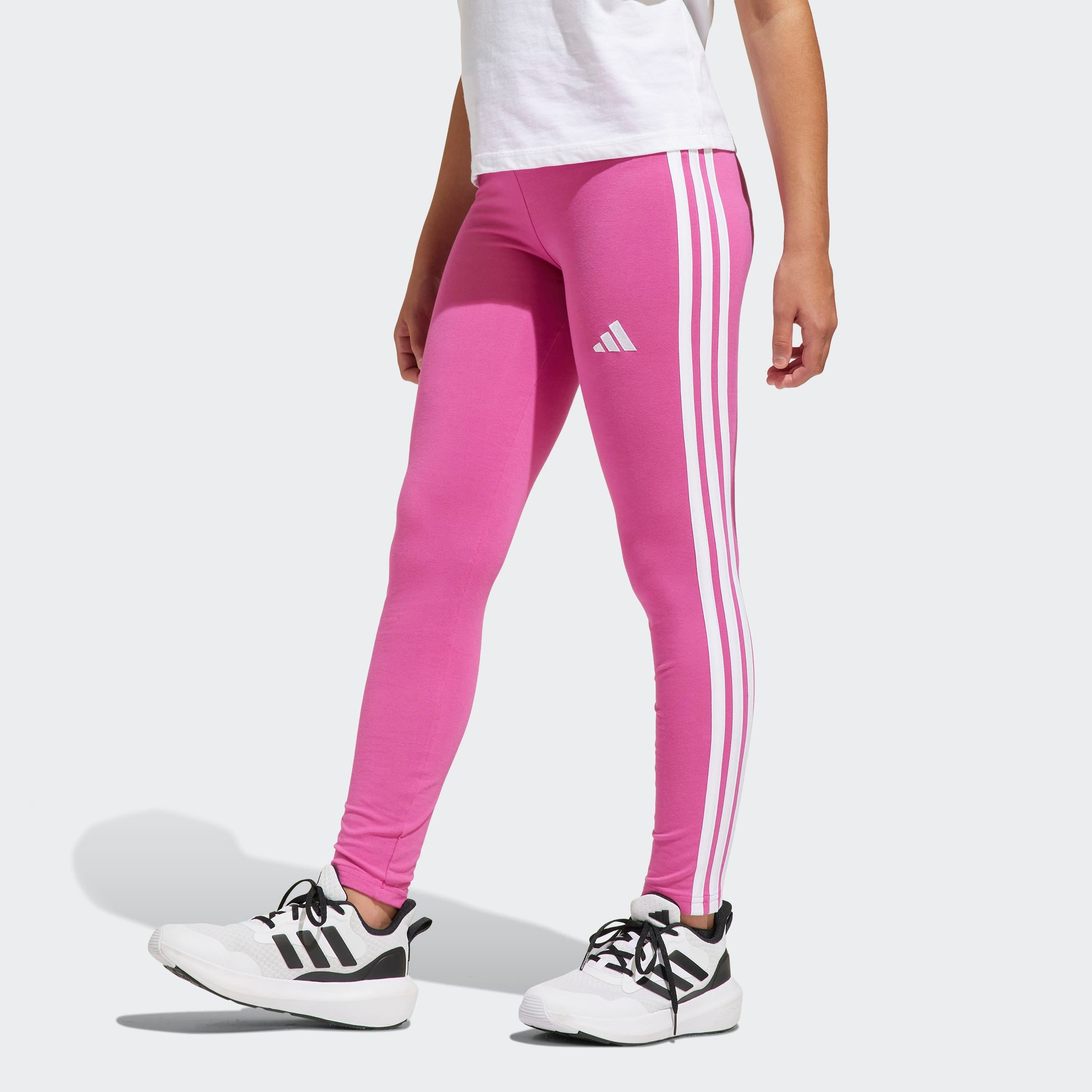 adidas Sportswear Legging JG 3S LEG 230 (1-delig) meisjes leggings maat 170 roze