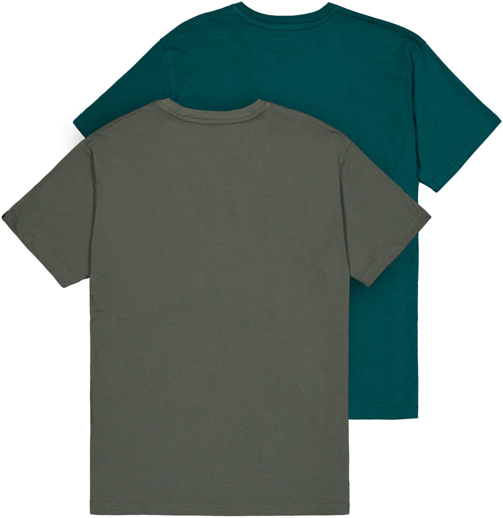 Alpha Industries Shirt met ronde hals Basic T Small Logo 2 Pack (set, 2-delig)