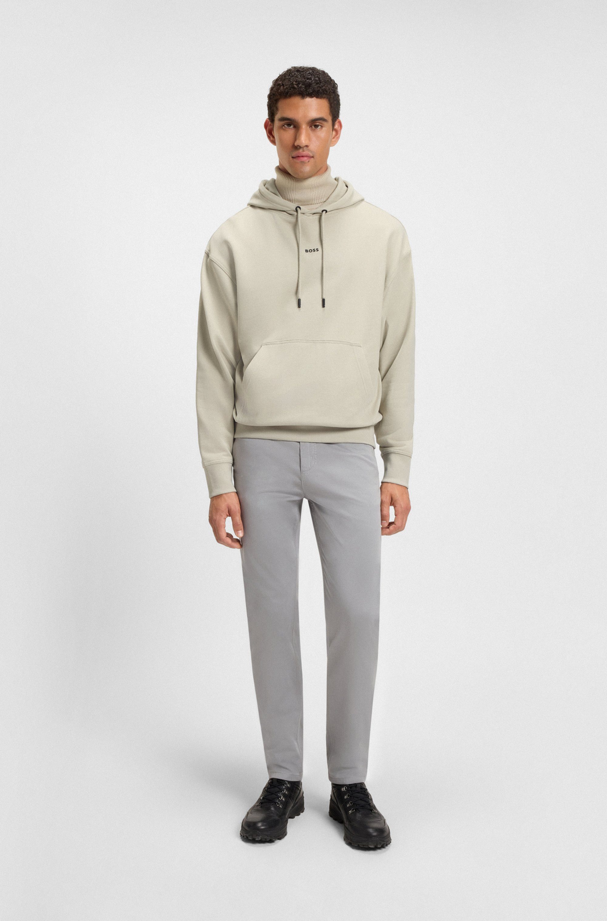 Boss Orange Hoodie WeSmallhood met kangoeroezak